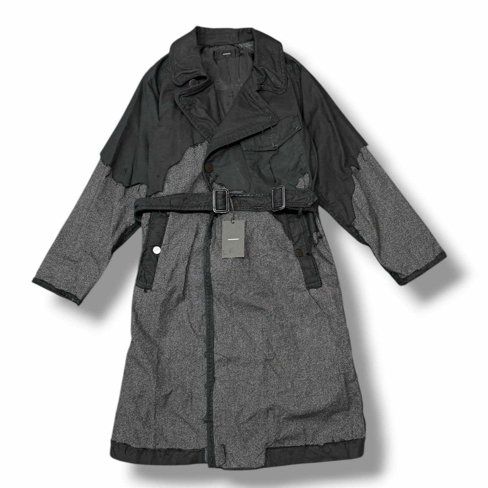 未使用 MINUS  INSIDE-OUT Tielocken Wrap Coat インサイドアウトタイロッケンラップコート マイナス M-P1-H01 ブラック 1 （11292M） 未使用 MINUS INSIDE-OUT Tielocken Wrap Coat インサイドアウトタイ