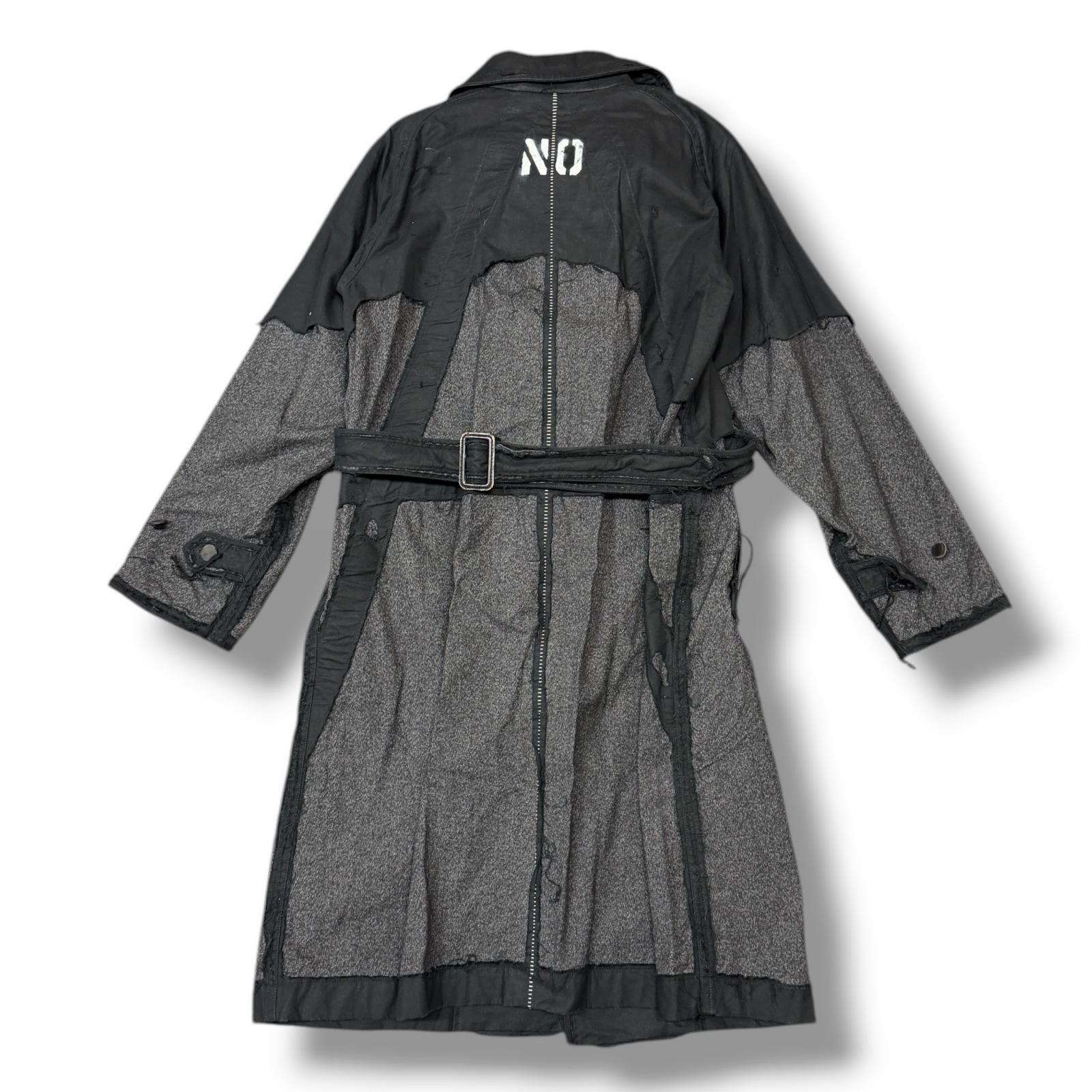 未使用 MINUS  INSIDE-OUT Tielocken Wrap Coat インサイドアウトタイロッケンラップコート マイナス M-P1-H01 ブラック 2 （11293M） 未使用 MINUS INSIDE-OUT Tielocken Wrap Coat インサイドアウトタイ