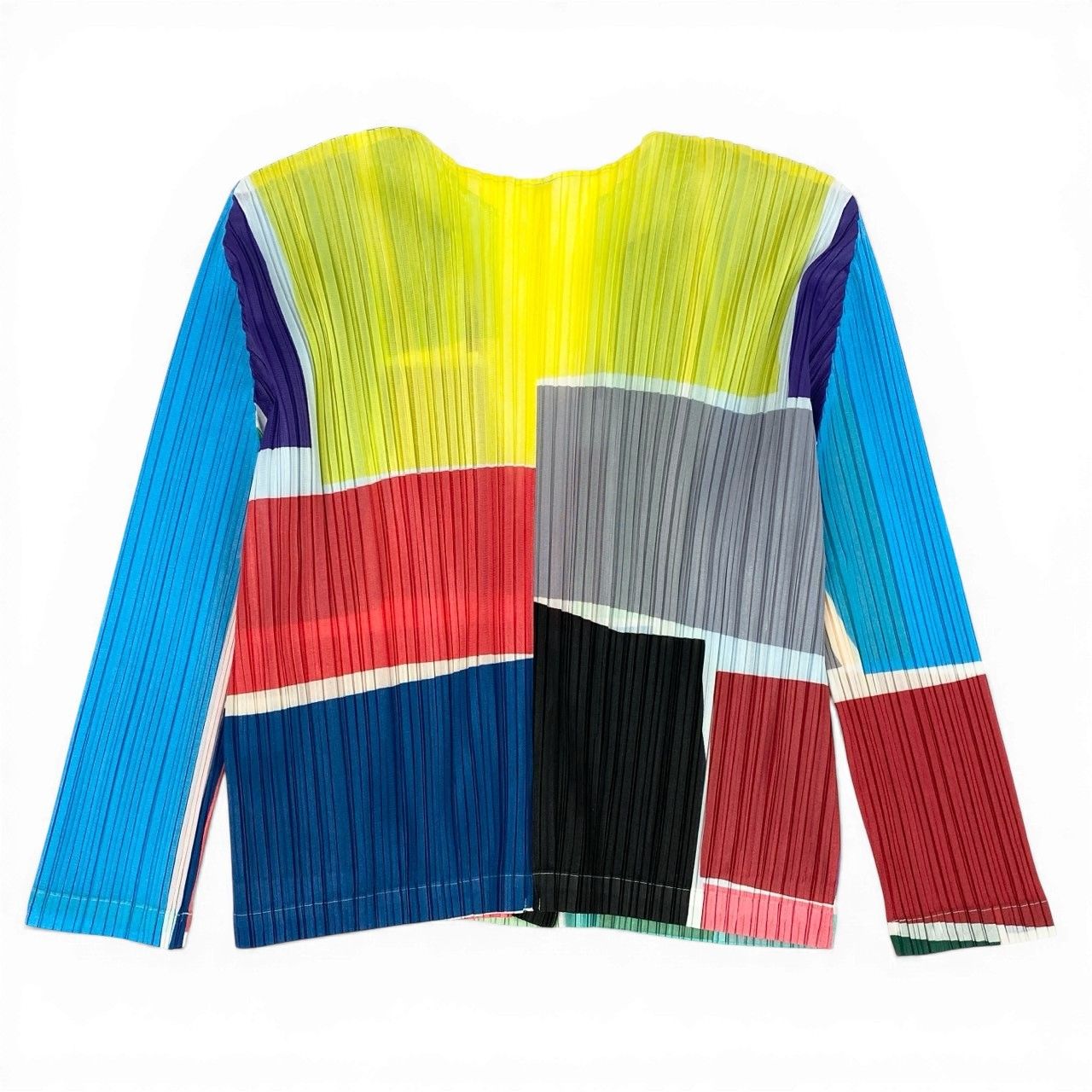 Ad9 PLEATS PLEASE プリーツプリーズ イッセイミヤケ カーディガン ジャケット トップス PP61-J0735 3 マルチカラー ポリエステル レディースu02t Ad9 PLEATS PLEASE プリーツプリーズ イッセイミヤケ カーディガン