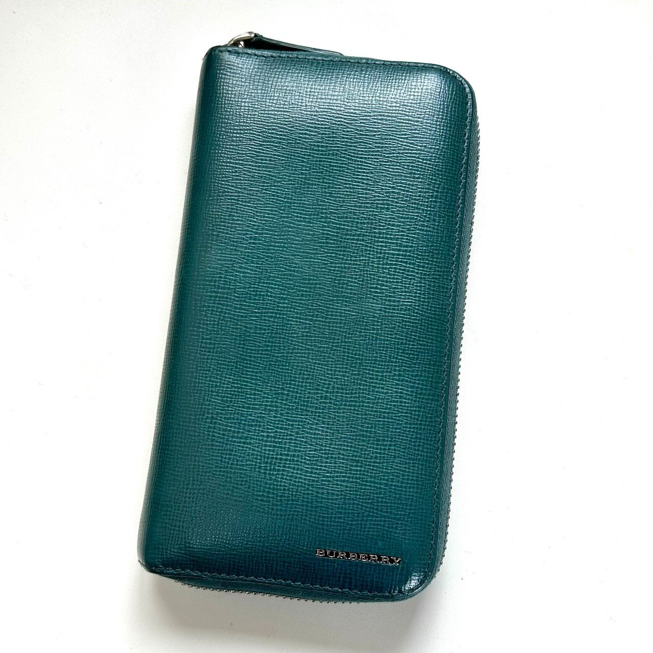 バーバリー BURBERRY 長財布 ダークグリーン - メルカリ