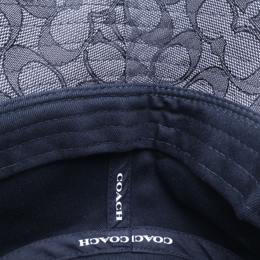 COACH (コーチ) シグネチャー キャンバス バケットハット 帽子