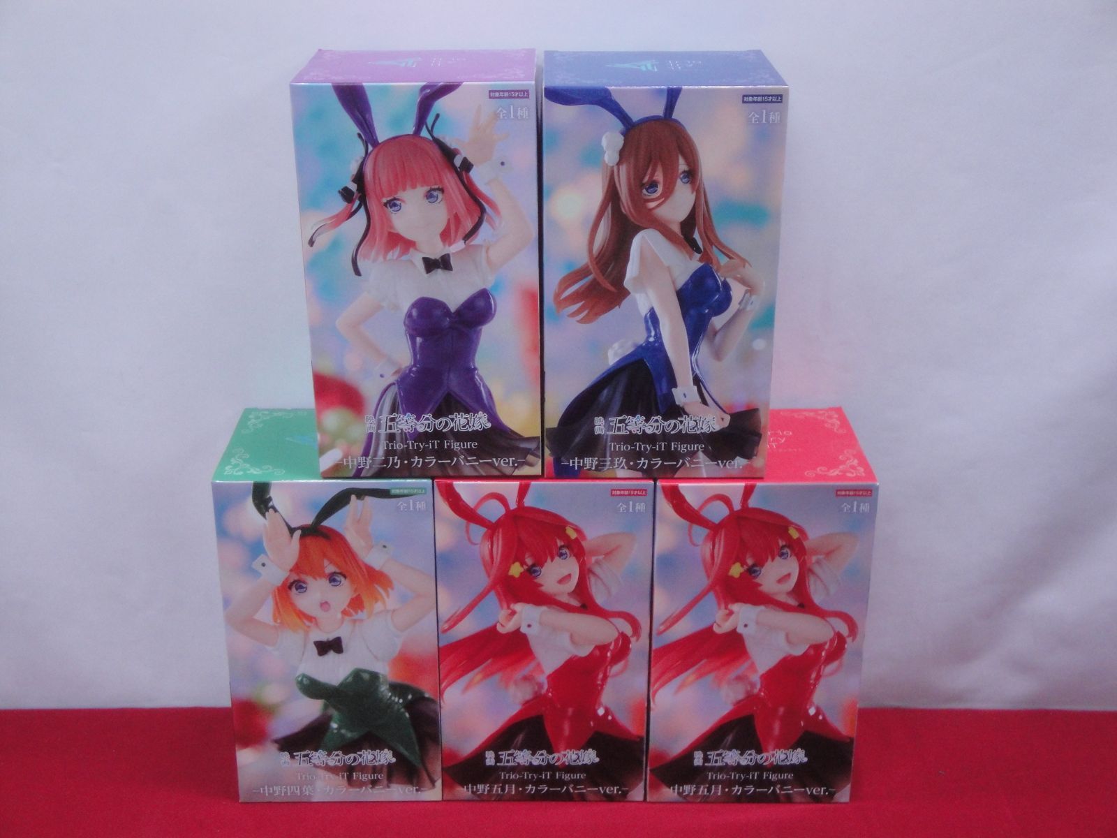 未開封品】五等分の花嫁 中野一花 二乃 三玖 四葉 五月 パステル 未開封品】五等分の花嫁 中野一花 二乃 三玖 四葉 五月 パステル