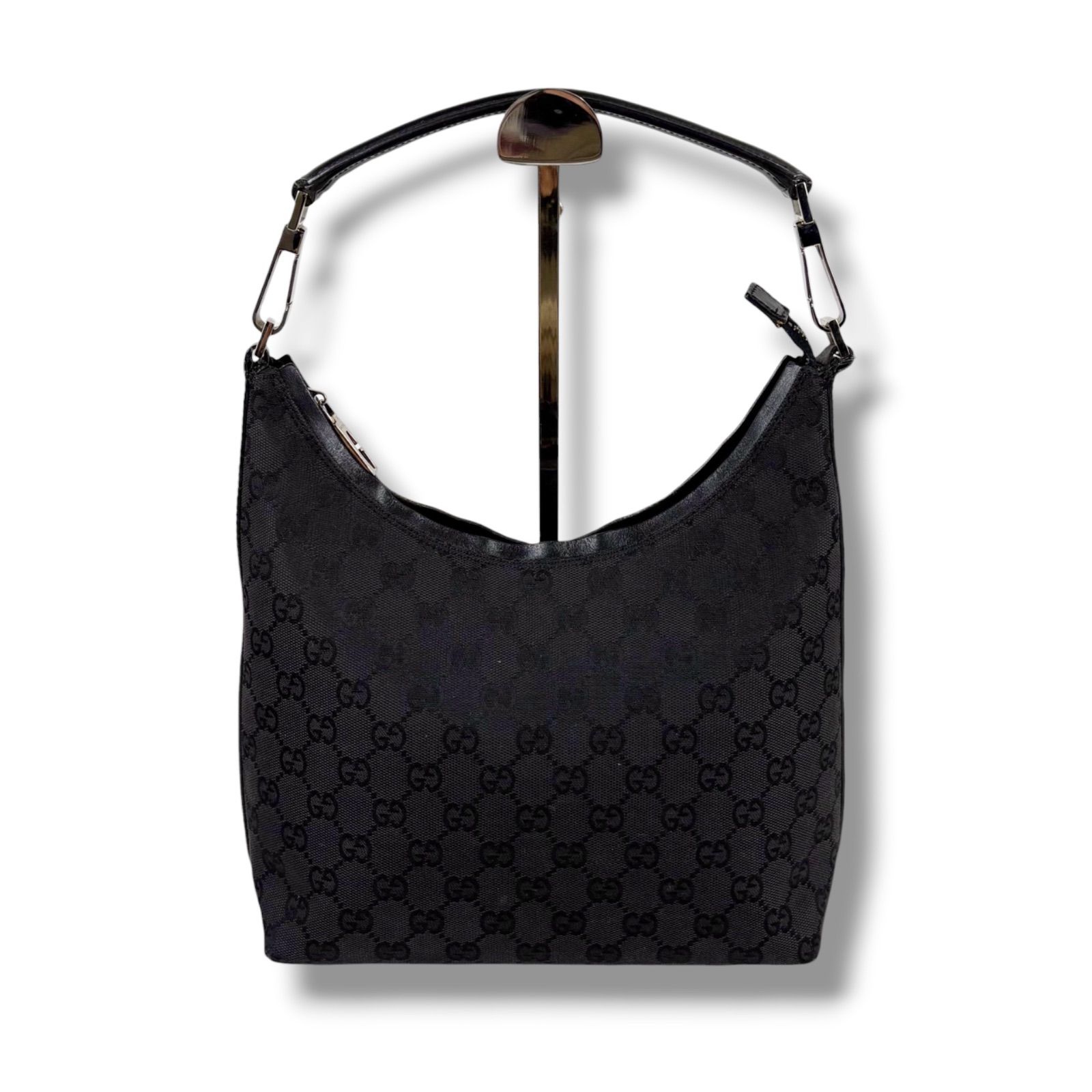 GUCCI グッチ GGキャンバス ワンショルダーバッグ ホーボーバッグ 