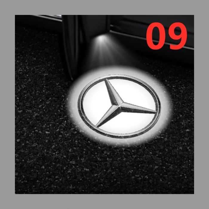 Mercedes Benz AMG ロゴ プロジェクター ドア カーテシランプ シリーズ