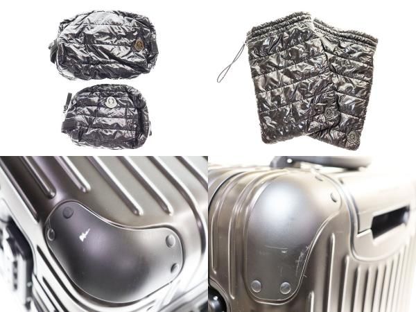 リモワ RIMOWA × MONCLER コラボ スーツケース 2017 28L ブラック TSA