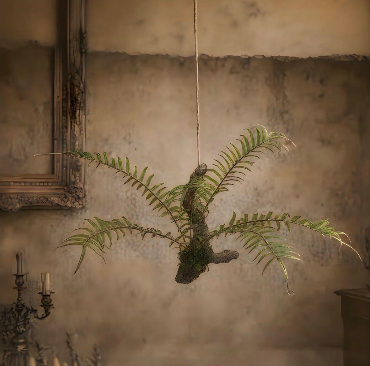 光触媒 人工観葉植物 ウォールグリーン フェイクグリーン ヒリュウシダ 