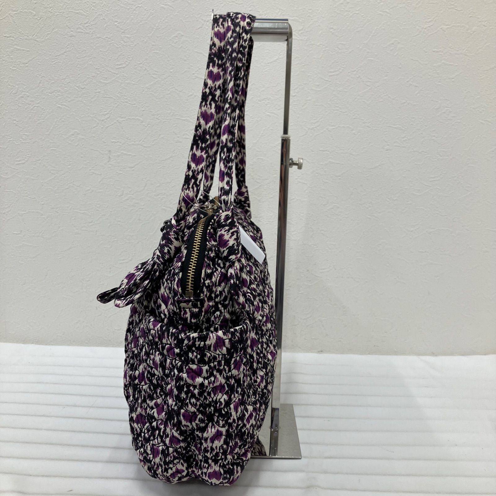 1721 ANNA SUI アナスイ トートバッグ ハートレオパード バタフライ 