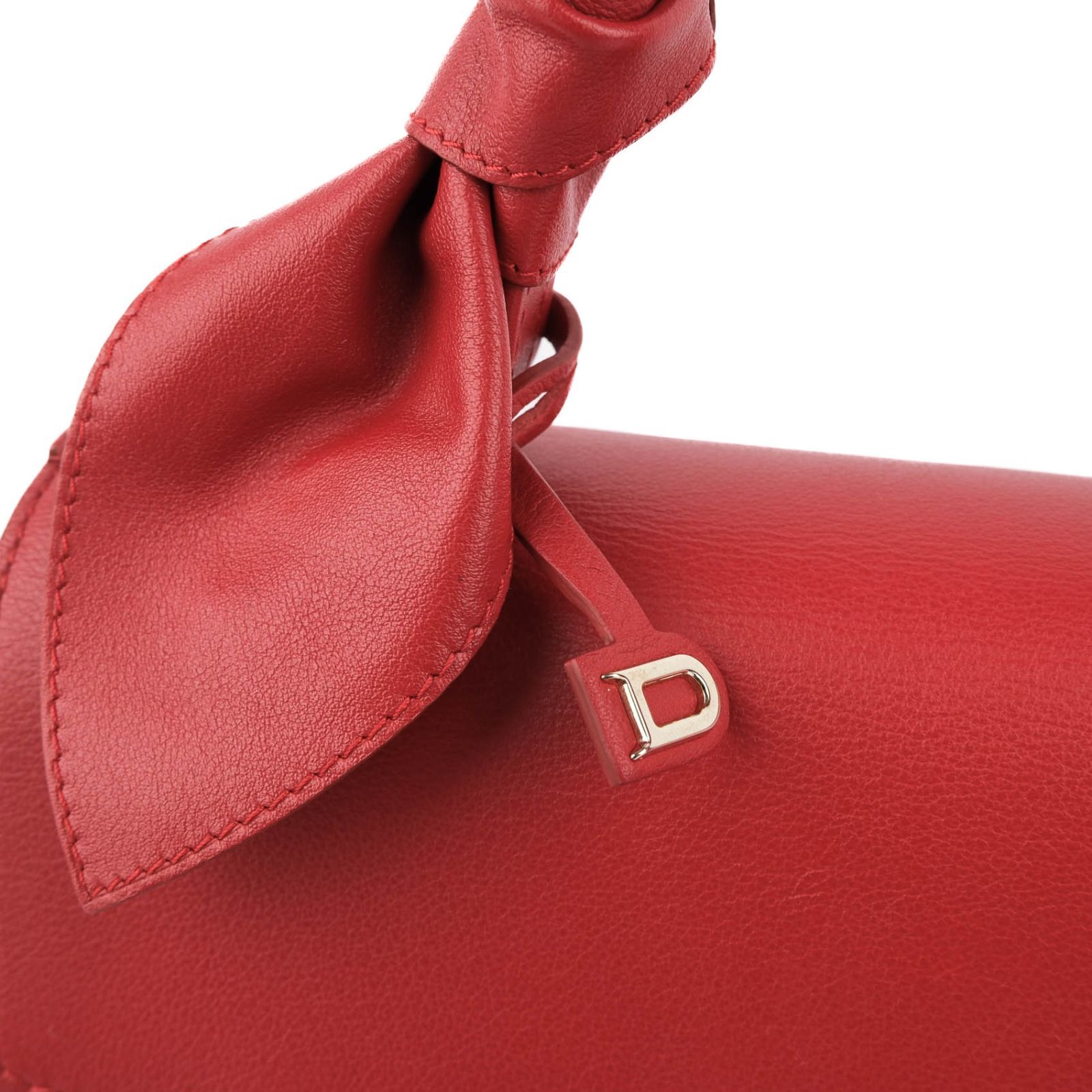 デルボー Delvaux タンペートMM レザー 2WAYハンドバッグ レッド 