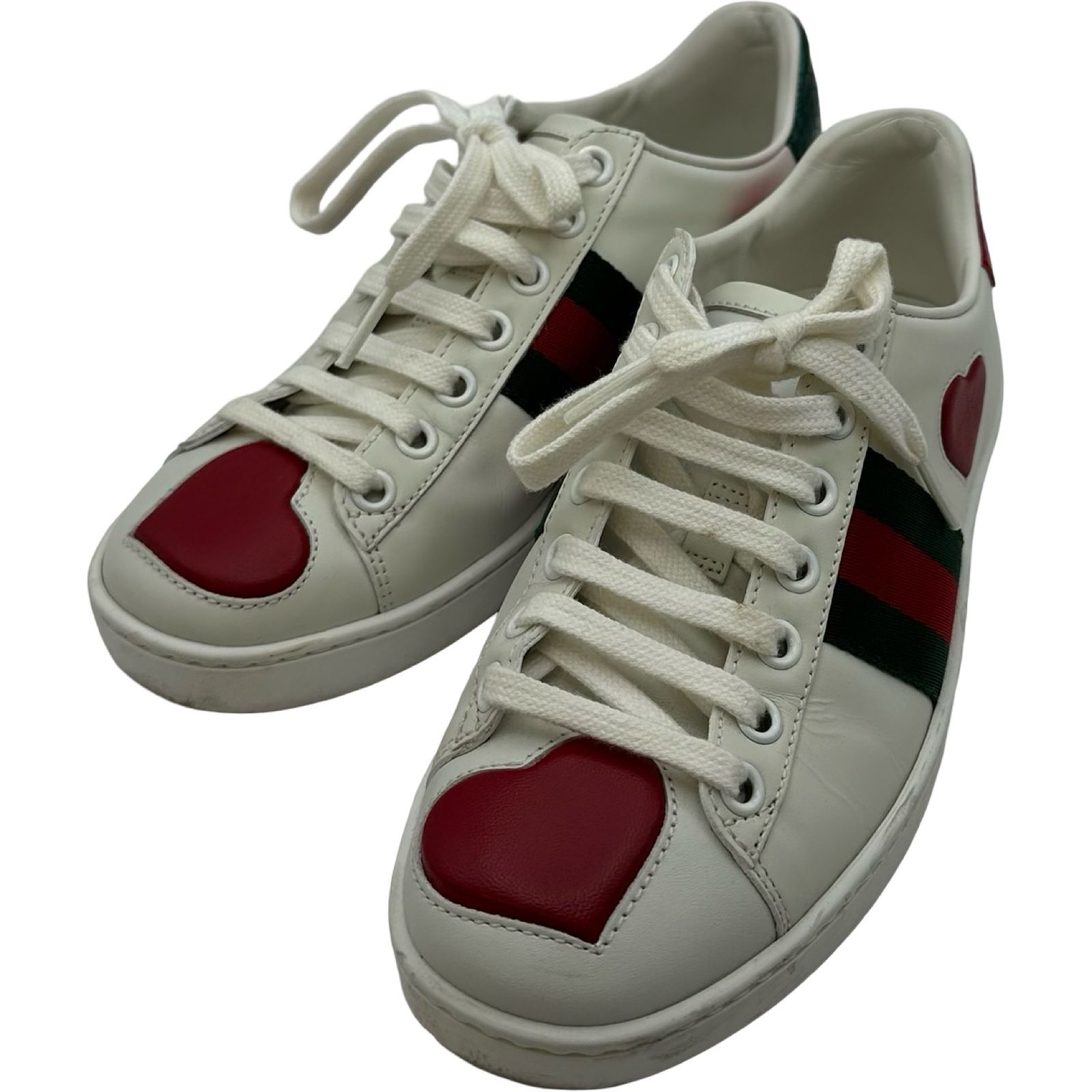 グッチ GUCCI シェリーラインローカットスニーカー 435638 ホワイト