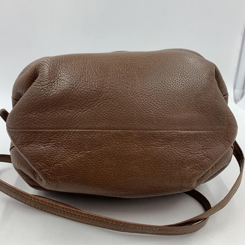 中古】OLD GUCCI キャンディ レザーショルダーバッグ ブラウン 007.115