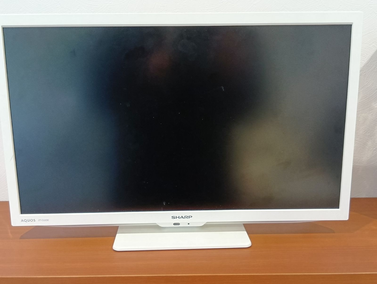 シャープ 22V型 液晶テレビ AQUOS 2T-C22DE ホワイト［店舗番号S 