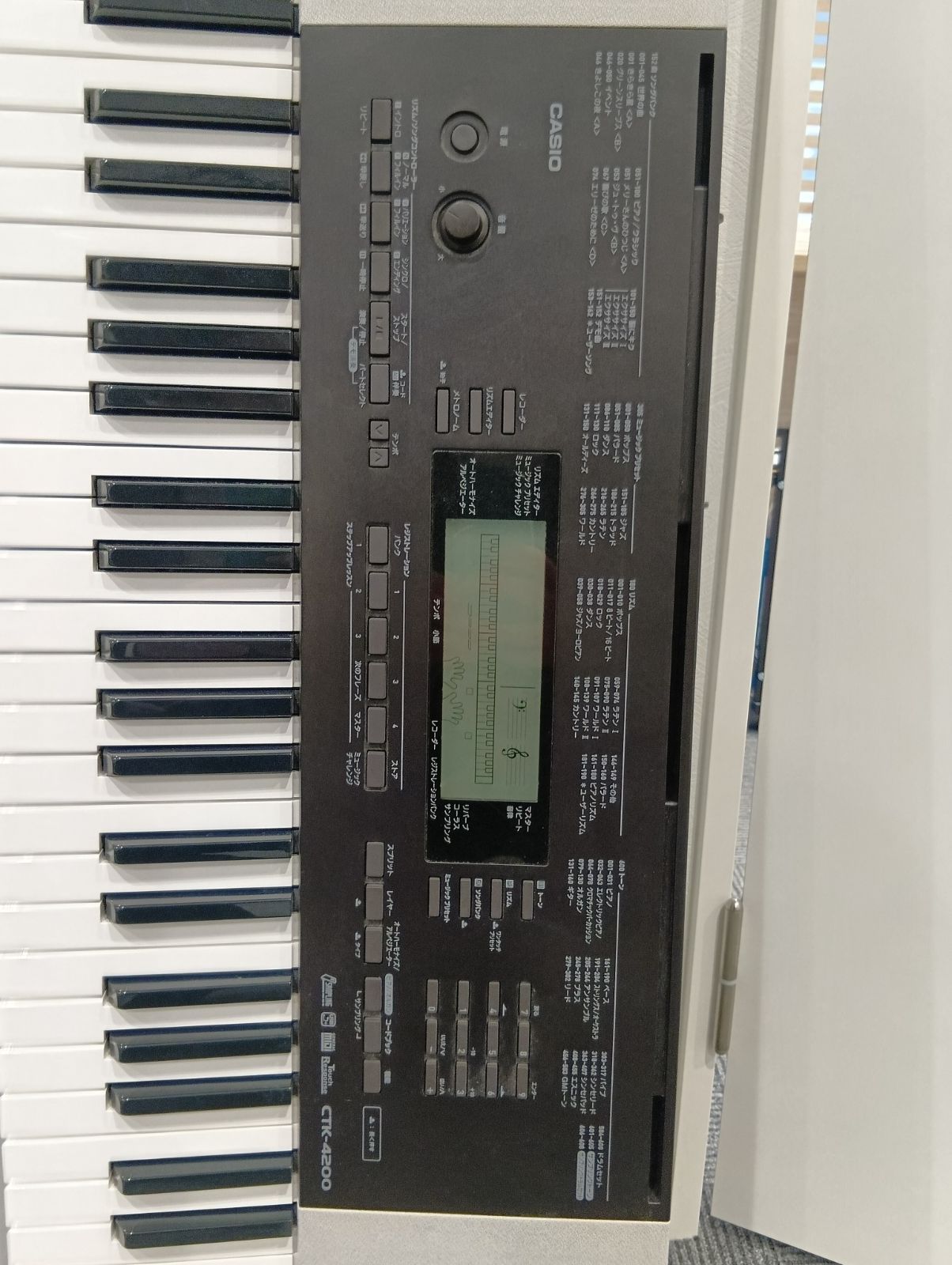 CASIO 電子キーボード CTK-4200 61鍵盤【本体のみ・日本語パネル