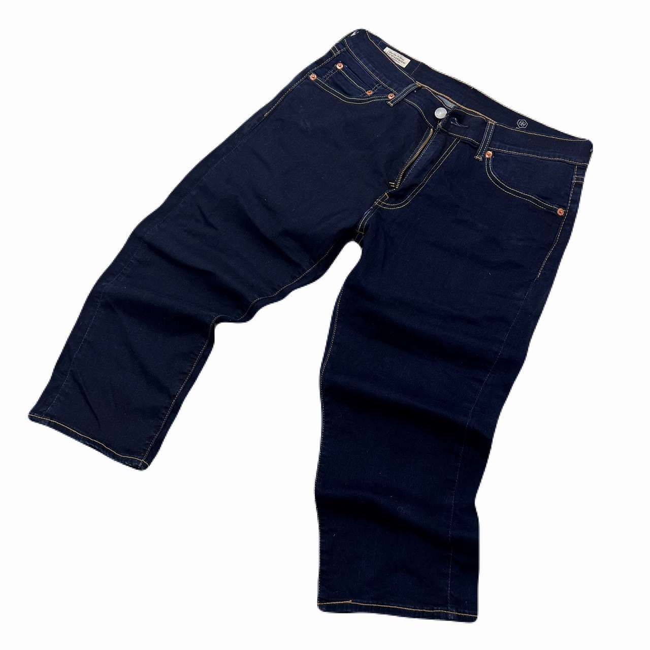 リーバイス プレミアム デニムパンツ 505 メンズ W30 濃紺 ストレート 