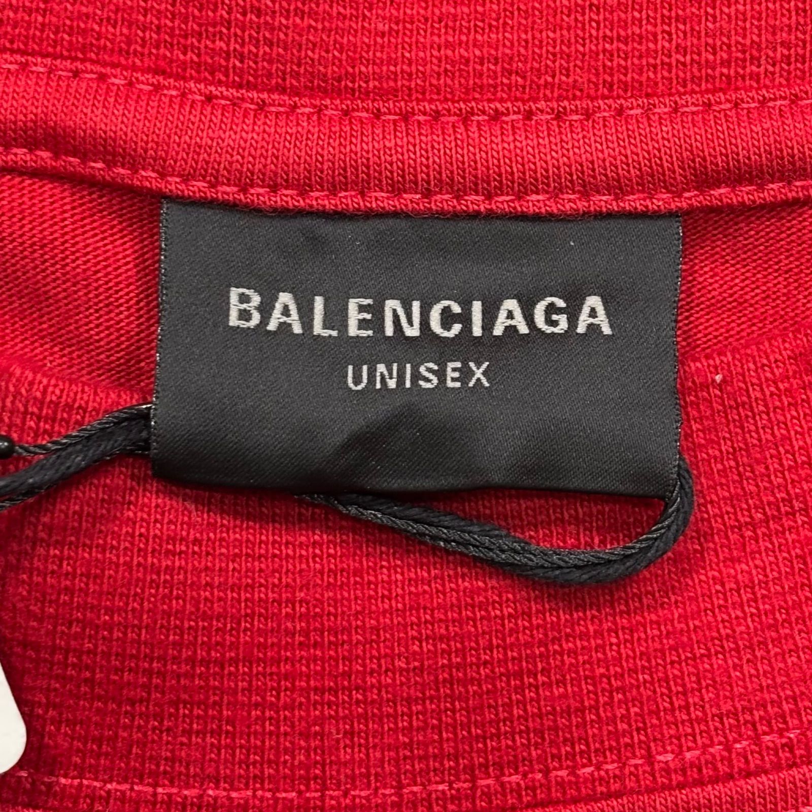 未使用品 BALENCIAGA KEEP CALM T-SHIRT RED UNISEX 1 バレンシアガ T 