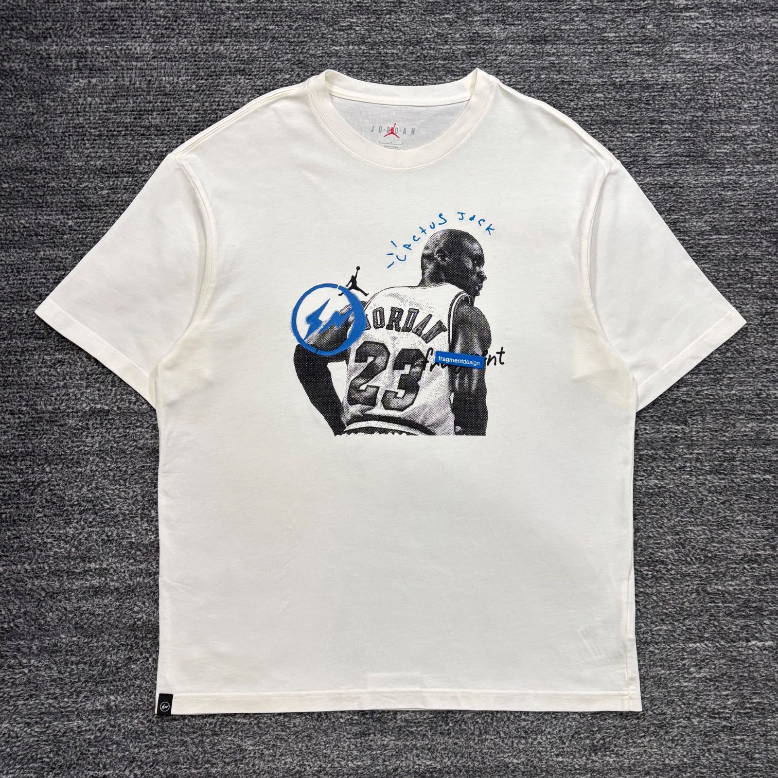 美品 Nike Air Jordan Travis Scott Fragment Tee White L ナイキ エア 