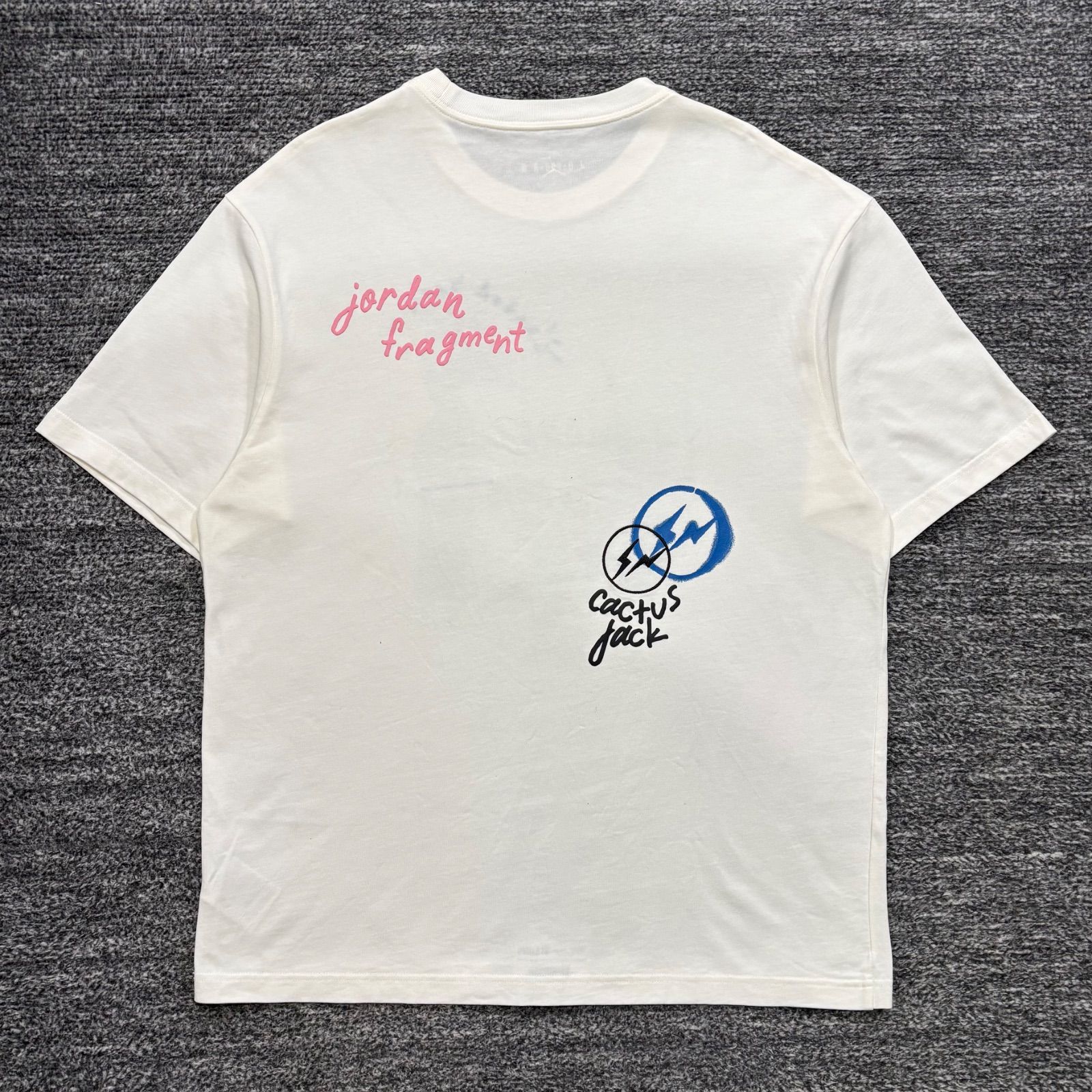 美品 Nike Air Jordan Travis Scott Fragment Tee White L ナイキ エア 