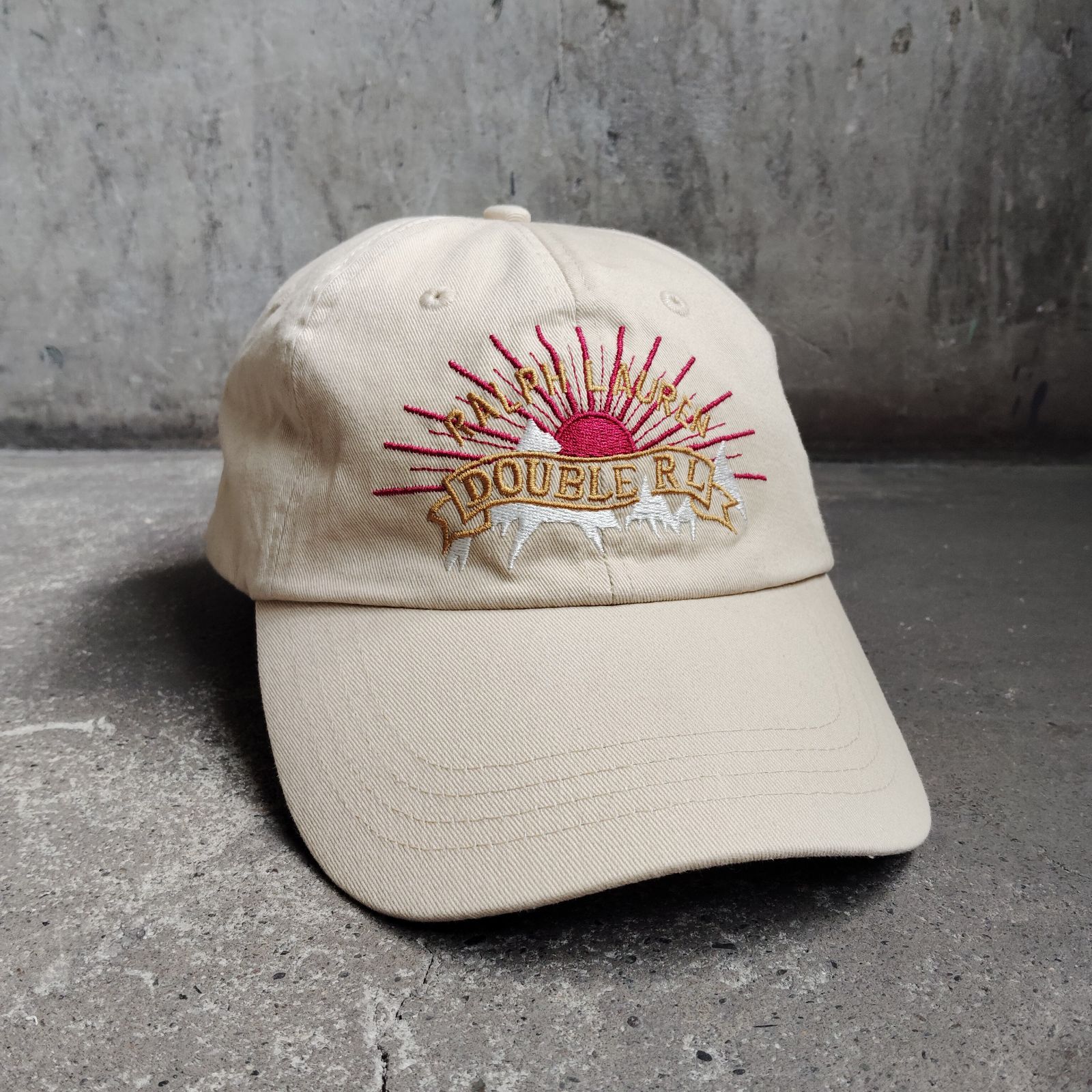 RRL サンライズ コットンツイル6パネルキャップ 初期復刻 DOUBLE RL