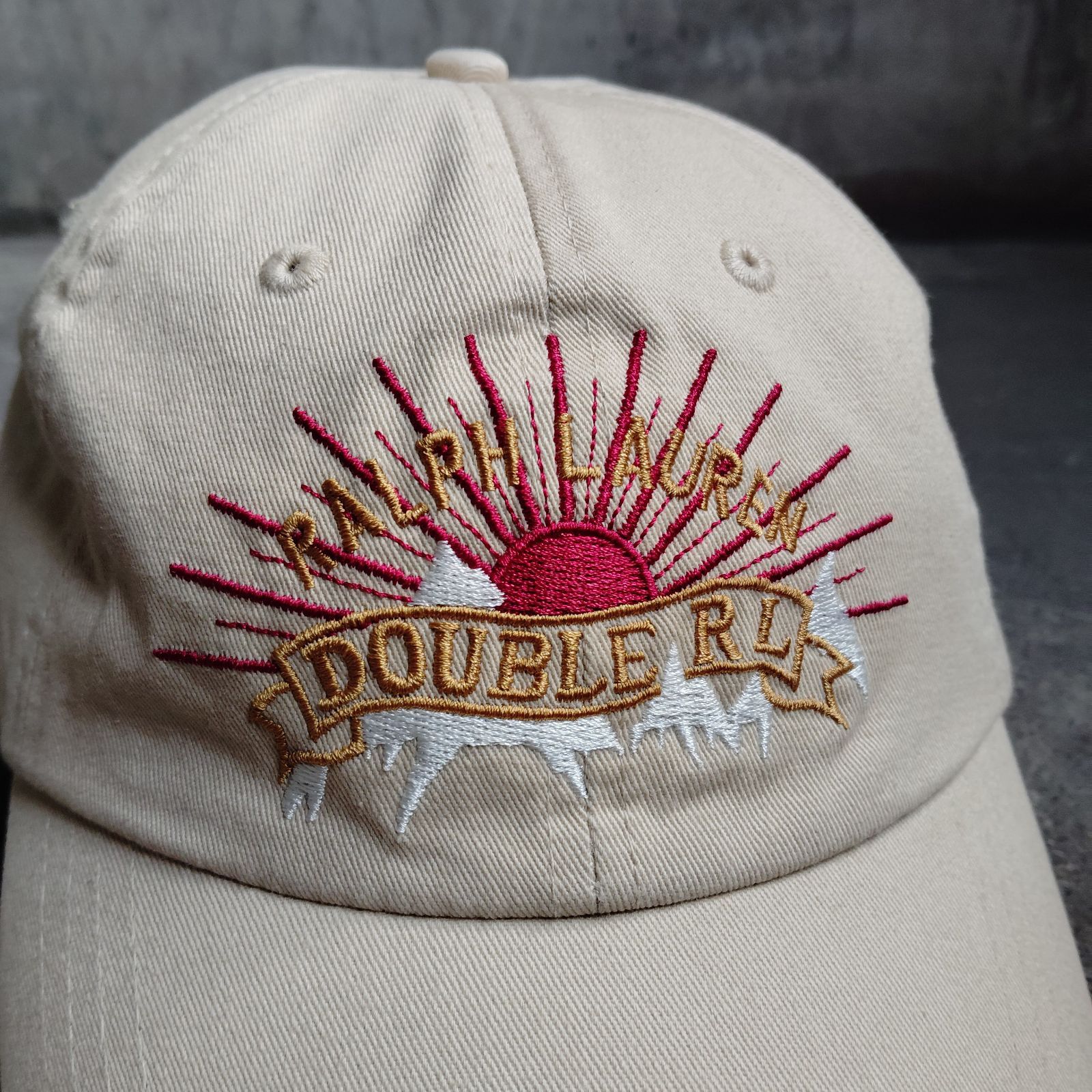 RRL サンライズ コットンツイル6パネルキャップ 初期復刻 DOUBLE RL