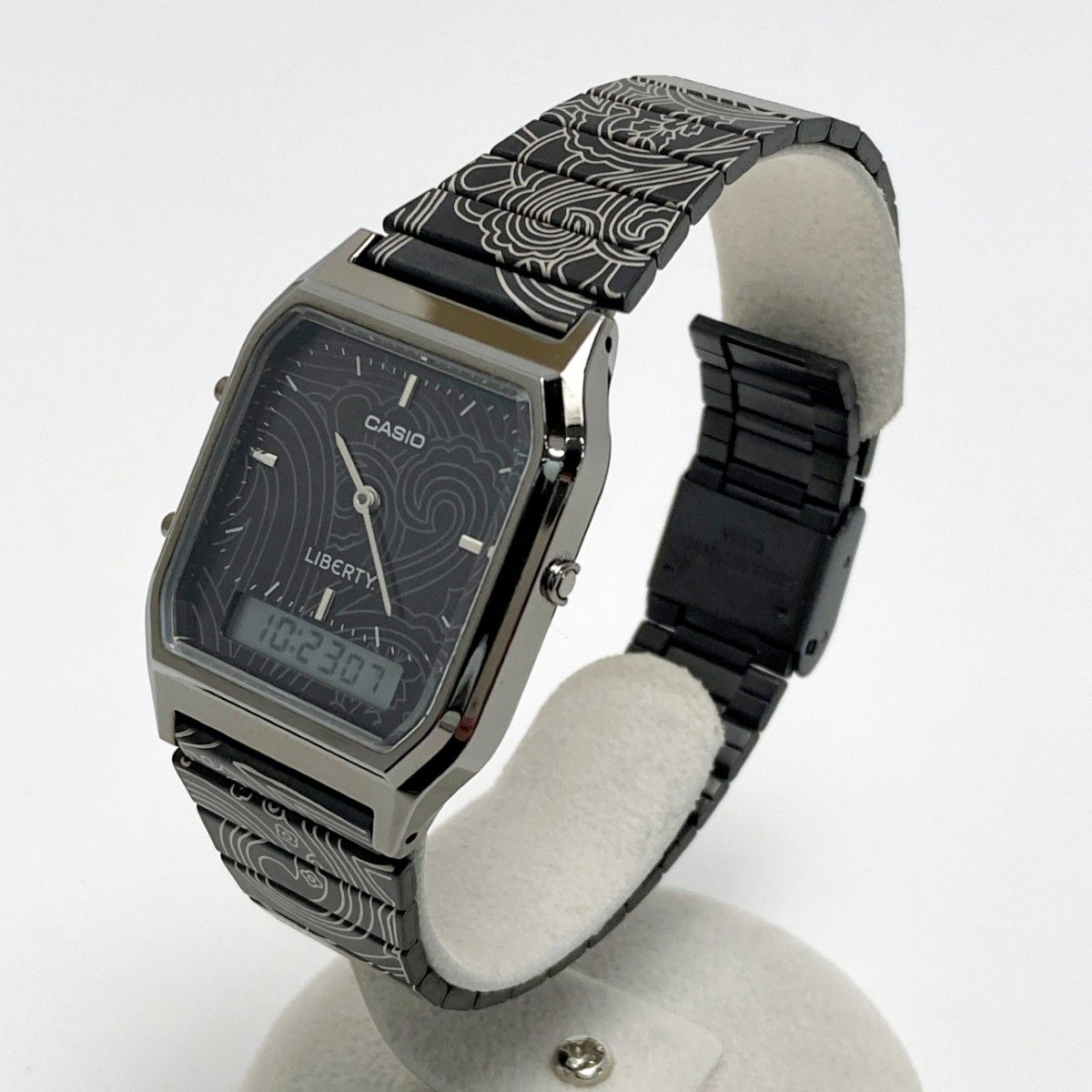 メンズ CASIO カシオ リバティ コラボモデル AQ-230EBLT-1AJR ブラック