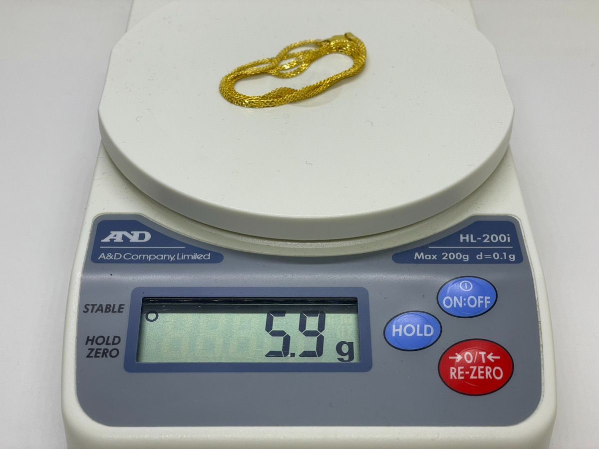 k22 ネックレス 刻印916有り 40g