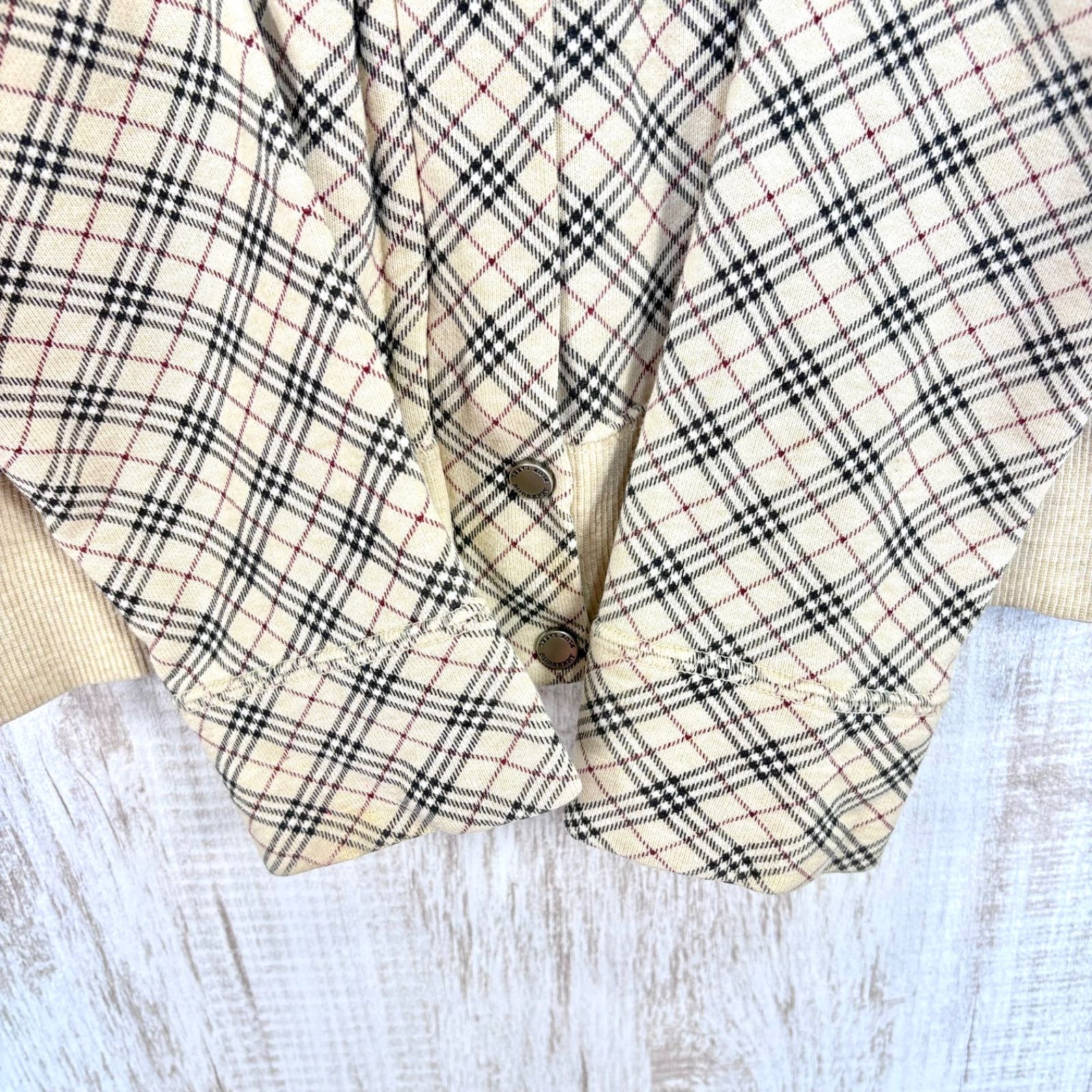 00s BURBERRY BLUE LABEL バーバリーブルーレーベル ホースロゴ刺繍 
