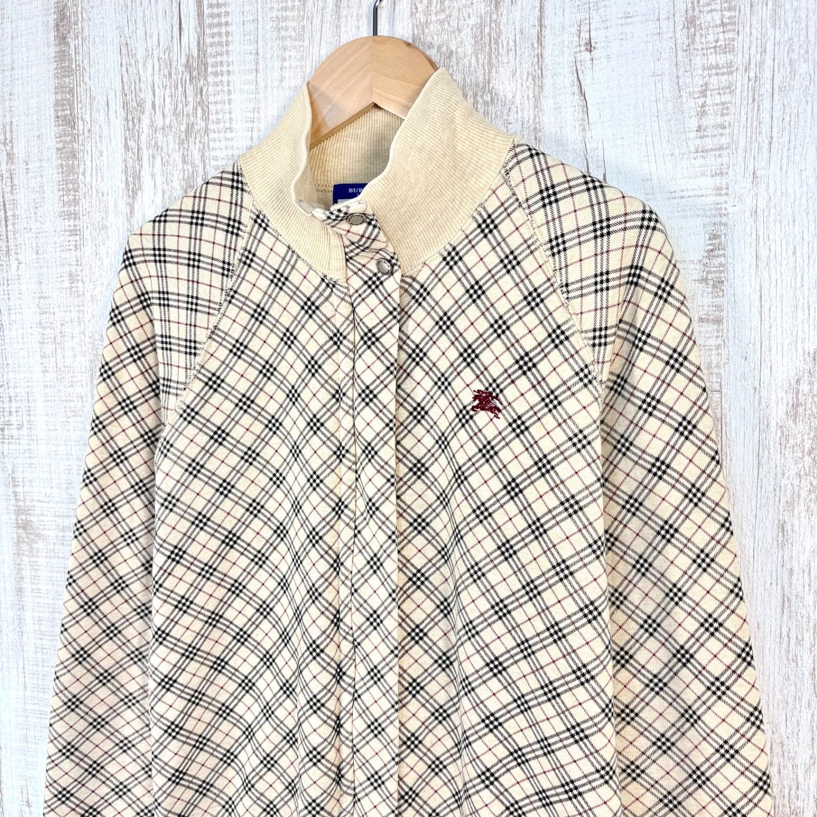 BURBERRY バーバリーブルーレーベル ノバチェック フルジップ