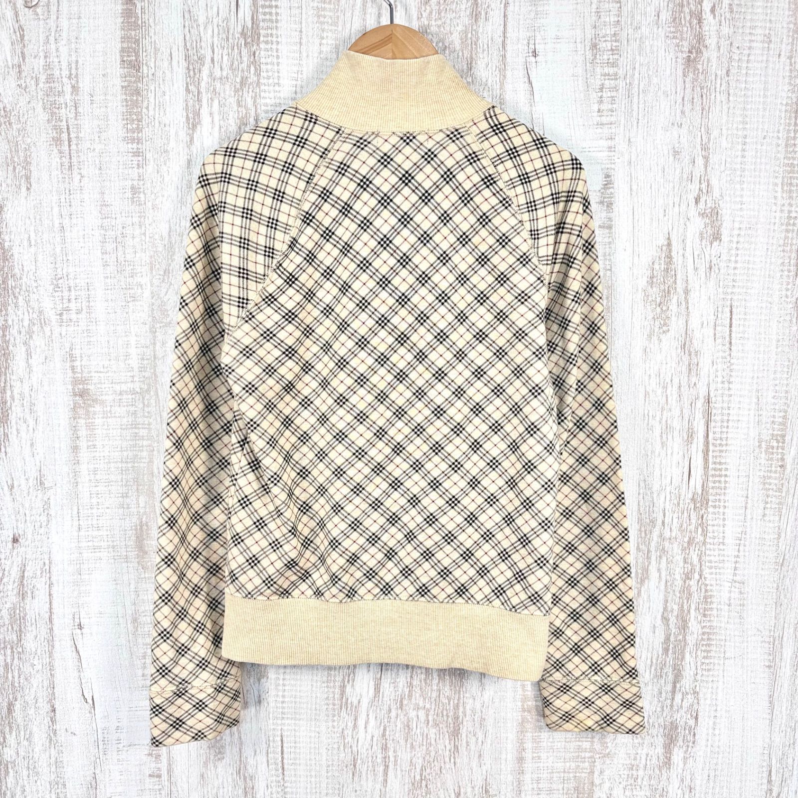 00s BURBERRY BLUE LABEL バーバリーブルーレーベル ホースロゴ刺繍 