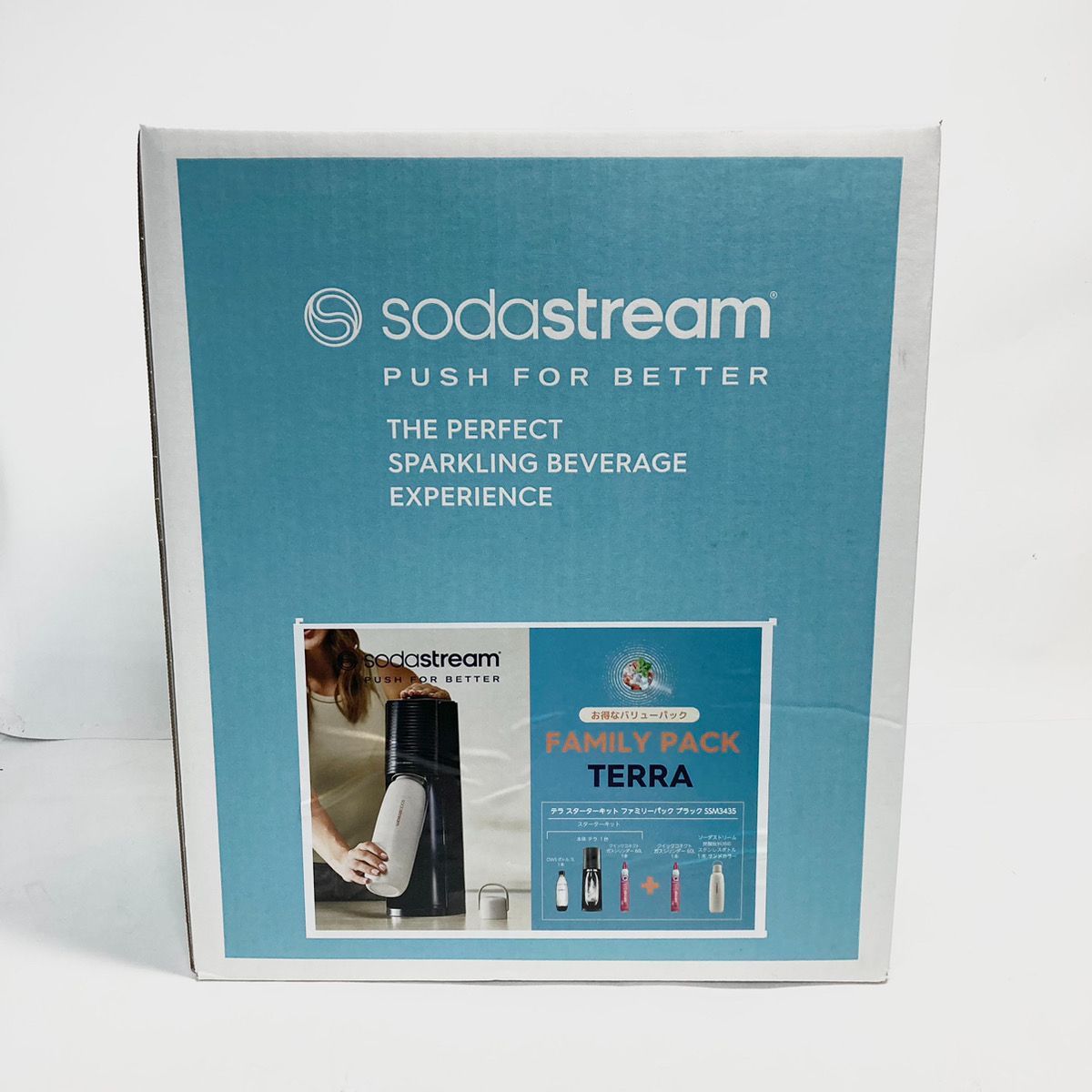 SodaStream ソーダストリーム 炭酸水メーカー SSM3435 FAMILY PACK