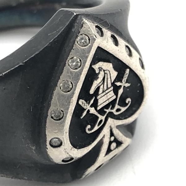 【中古】PUERTA DEL SOL リング R1249MTBKD ブラック シルバー プエルタ・デル・ソル SILVER 950 0.07[10][240010505294] 中古】PUERTA DEL SOL リング R1249MTBKD ブラック シルバー プエルタ