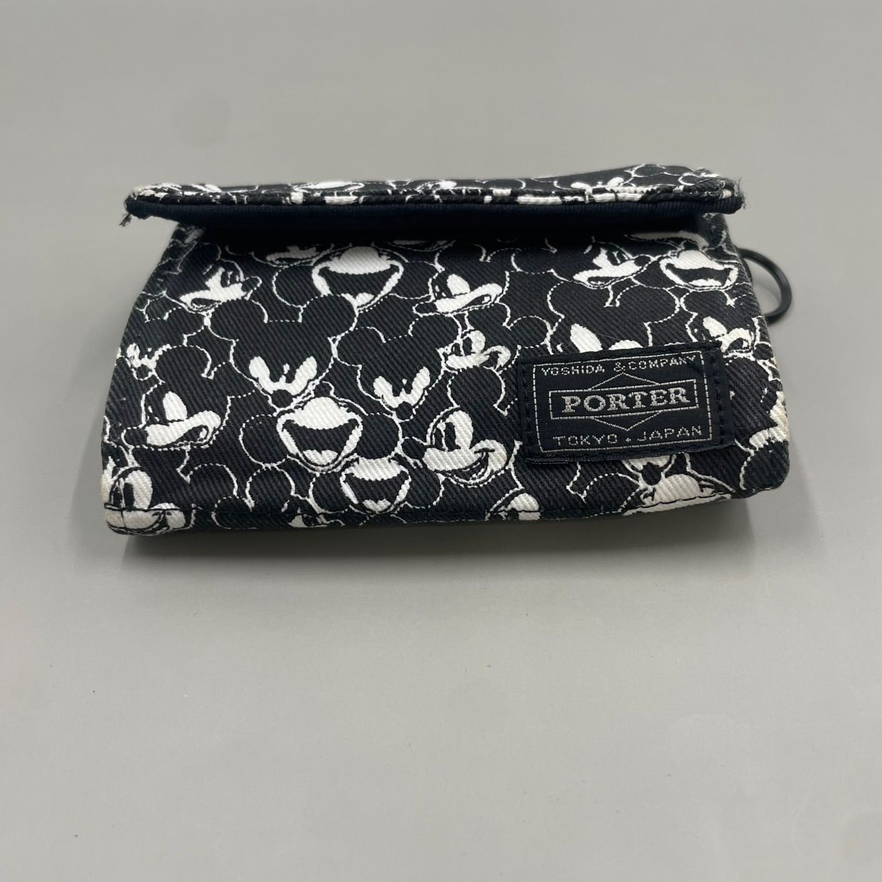 美品 PORTER ポーター beams boy ディズニー ミッキー コラボ 二つ折り 