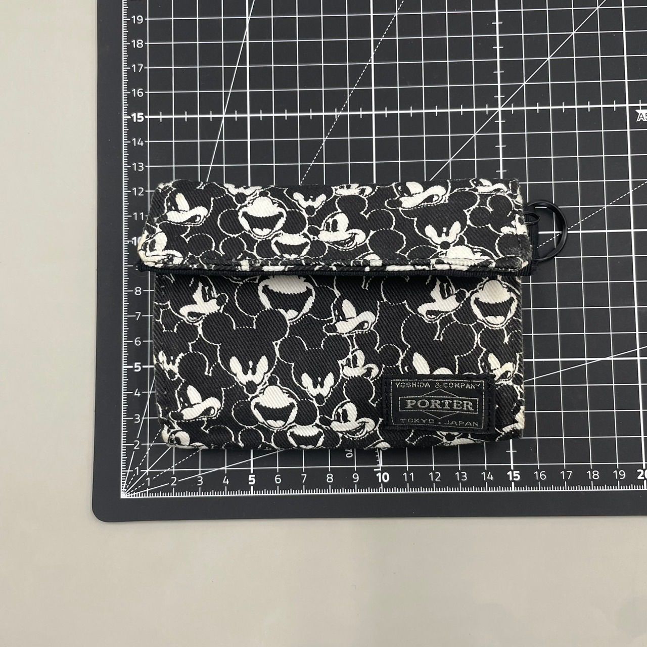 美品 PORTER ポーター beams boy ディズニー ミッキー コラボ 二つ折り 