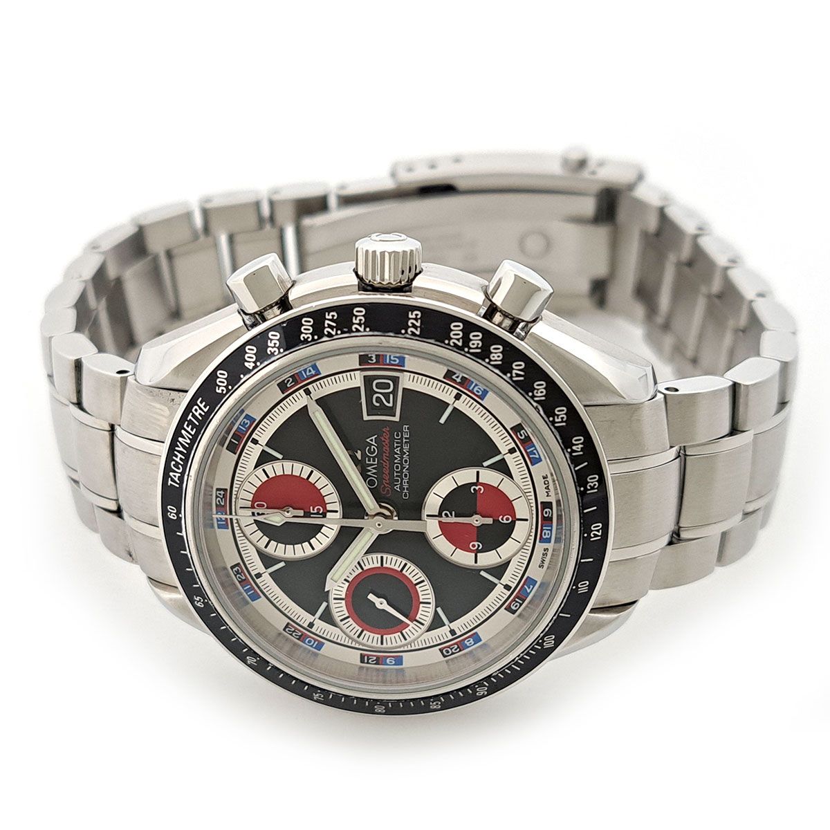  オメガ スピードマスター デイト カジノダイヤル 3210.52 自動巻き ステンレススティール メンズ OMEGA 時計 カジュアルシャツ 自動巻き時計 腕時計(アナログ)