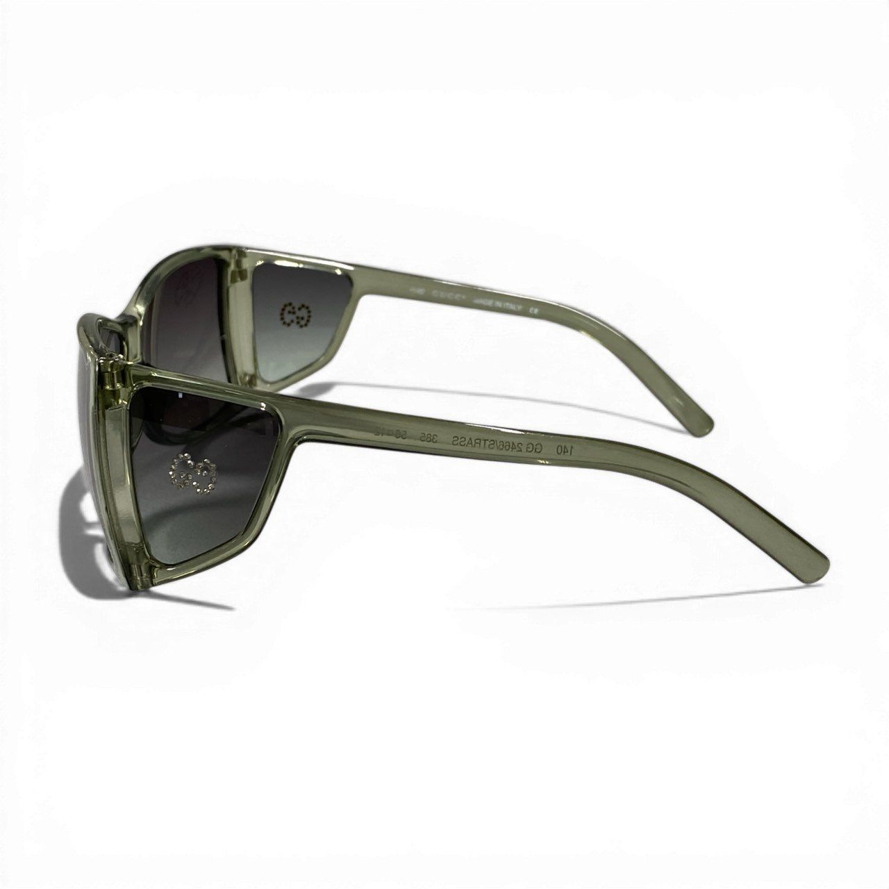 d9 GUCCI グッチ ラインストーンGGロゴ サングラス Rhinestone GG Sunglasses GG2466 56□12 グリーン アイウェア メガネt18r d9 GUCCI グッチ ラインストーンGGロゴ サングラス Rhinestone GG