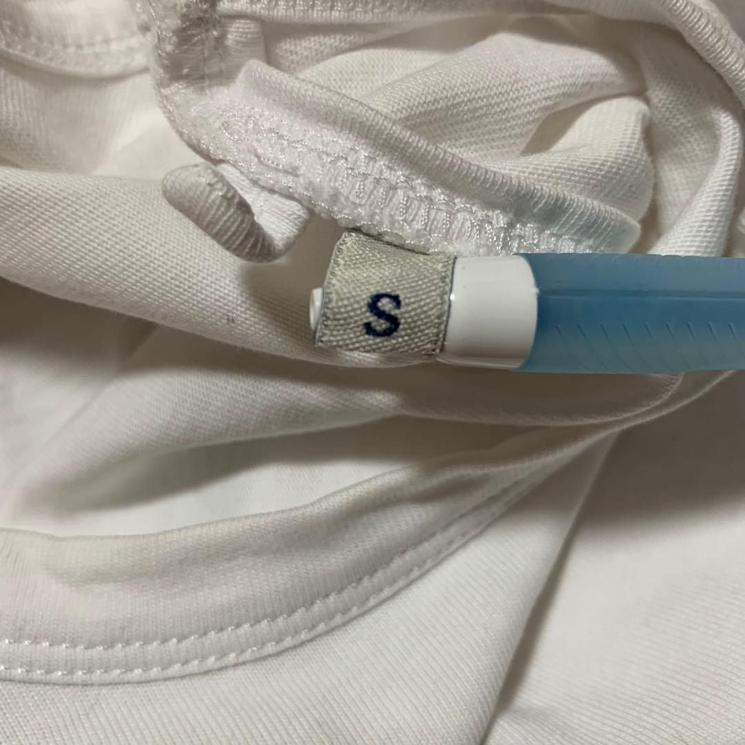 MONCLER ホワイト Tシャツ S 国内正規品 3S667 - メルカリ