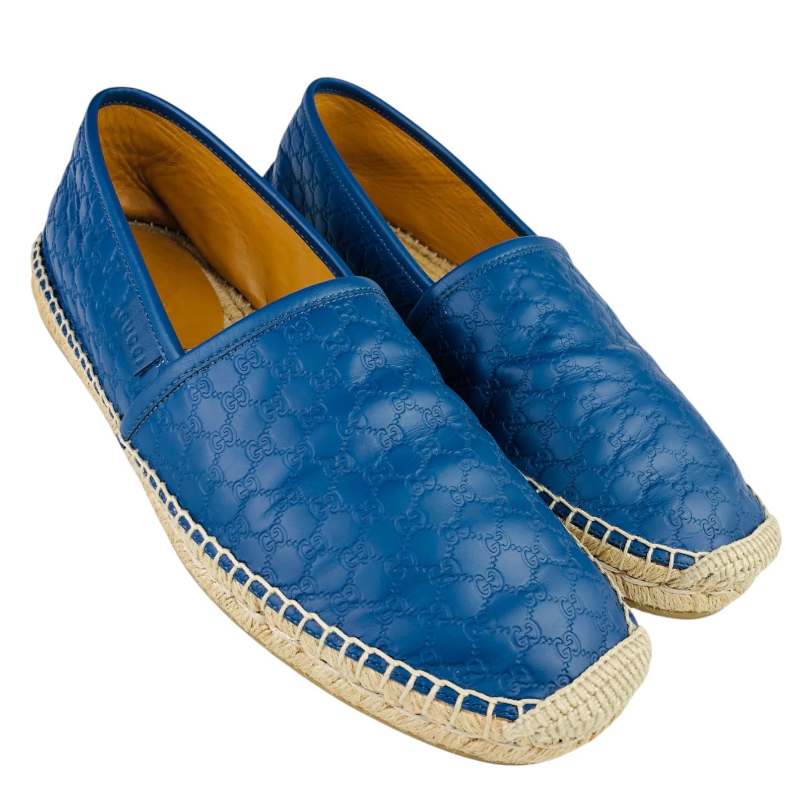 美品☆GUCCI☆グッチ・メンズ レザー:ジュートコンビ マイクロ 