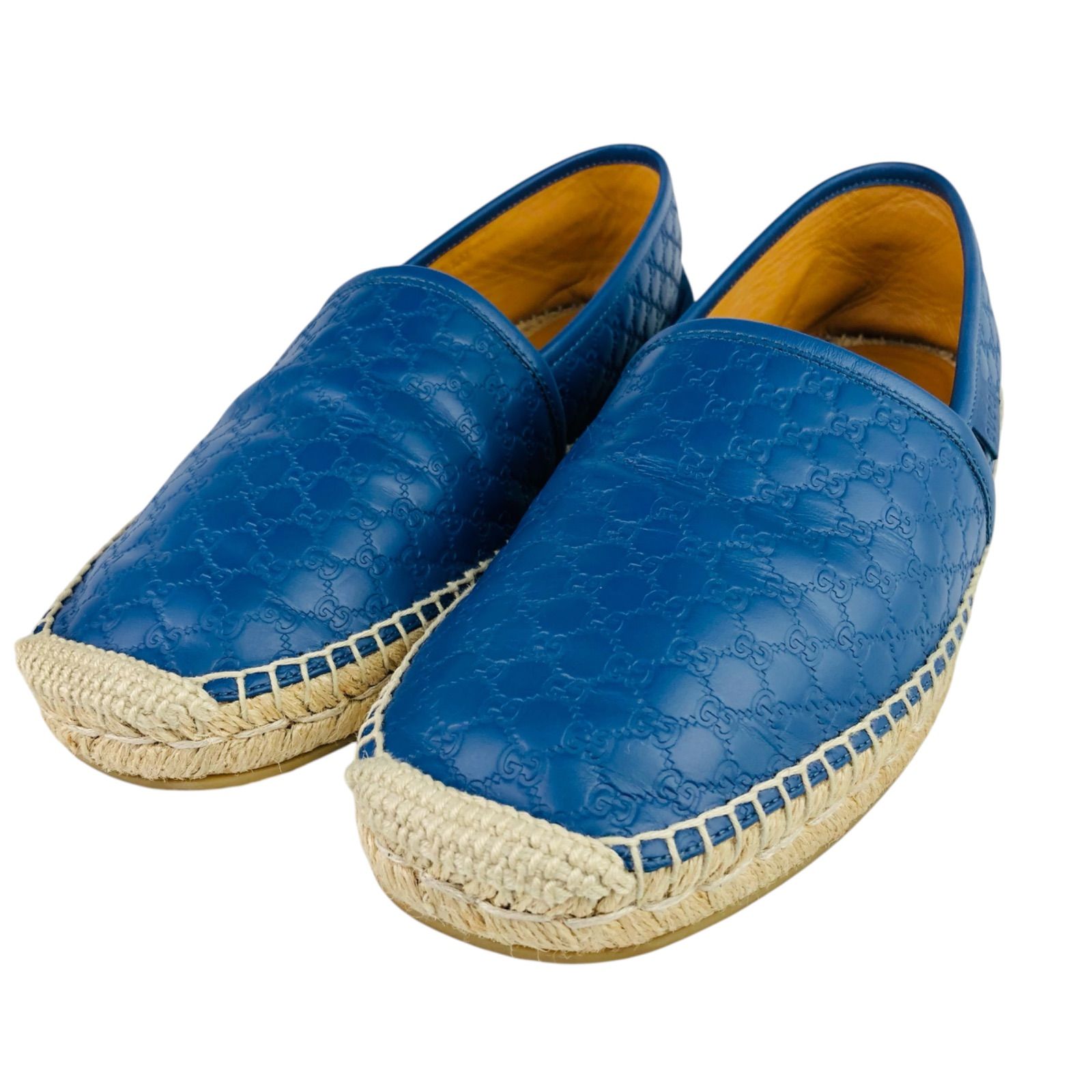 美品☆GUCCI☆グッチ・メンズ レザー:ジュートコンビ マイクロ 