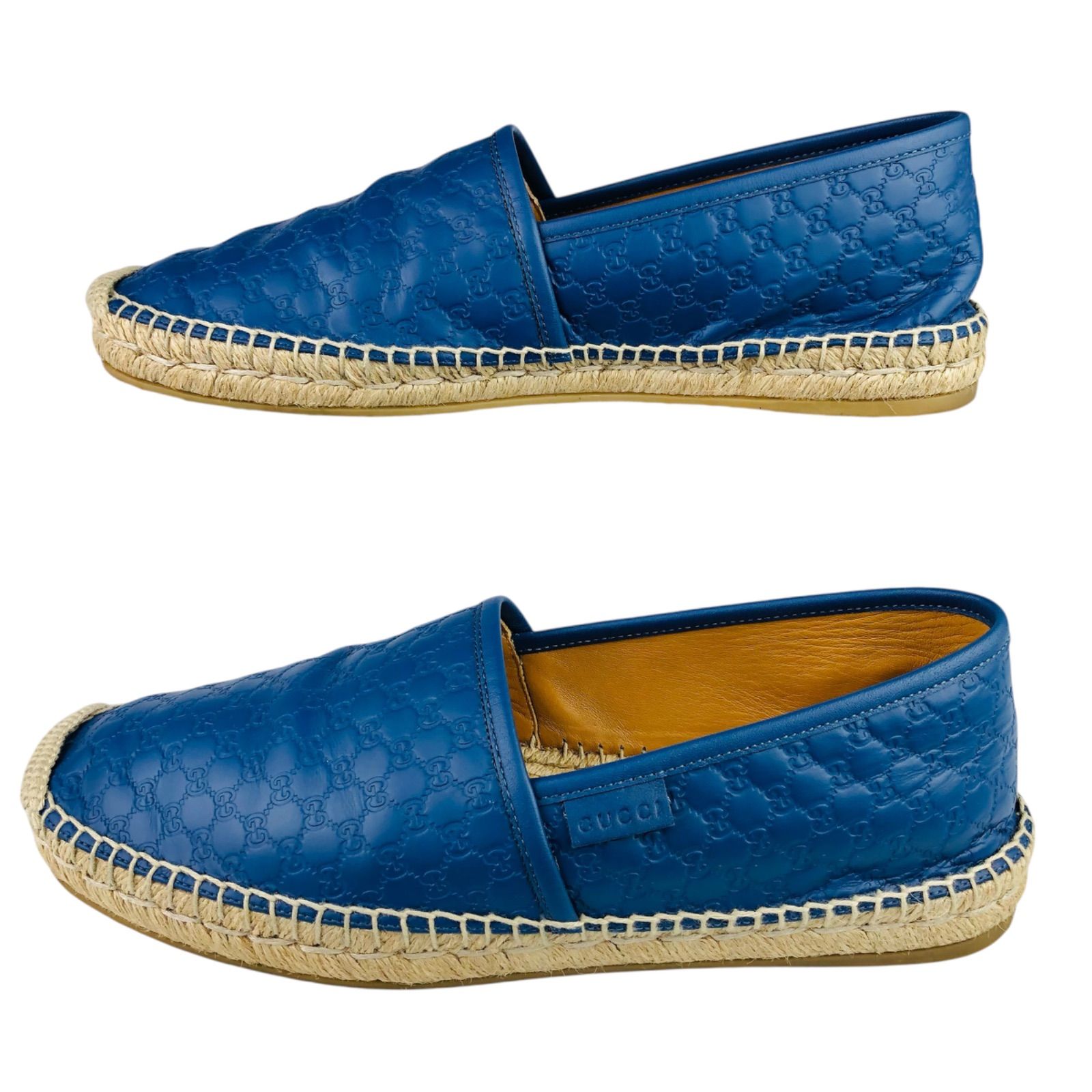 美品☆GUCCI☆グッチ・メンズ レザー:ジュートコンビ マイクロ 