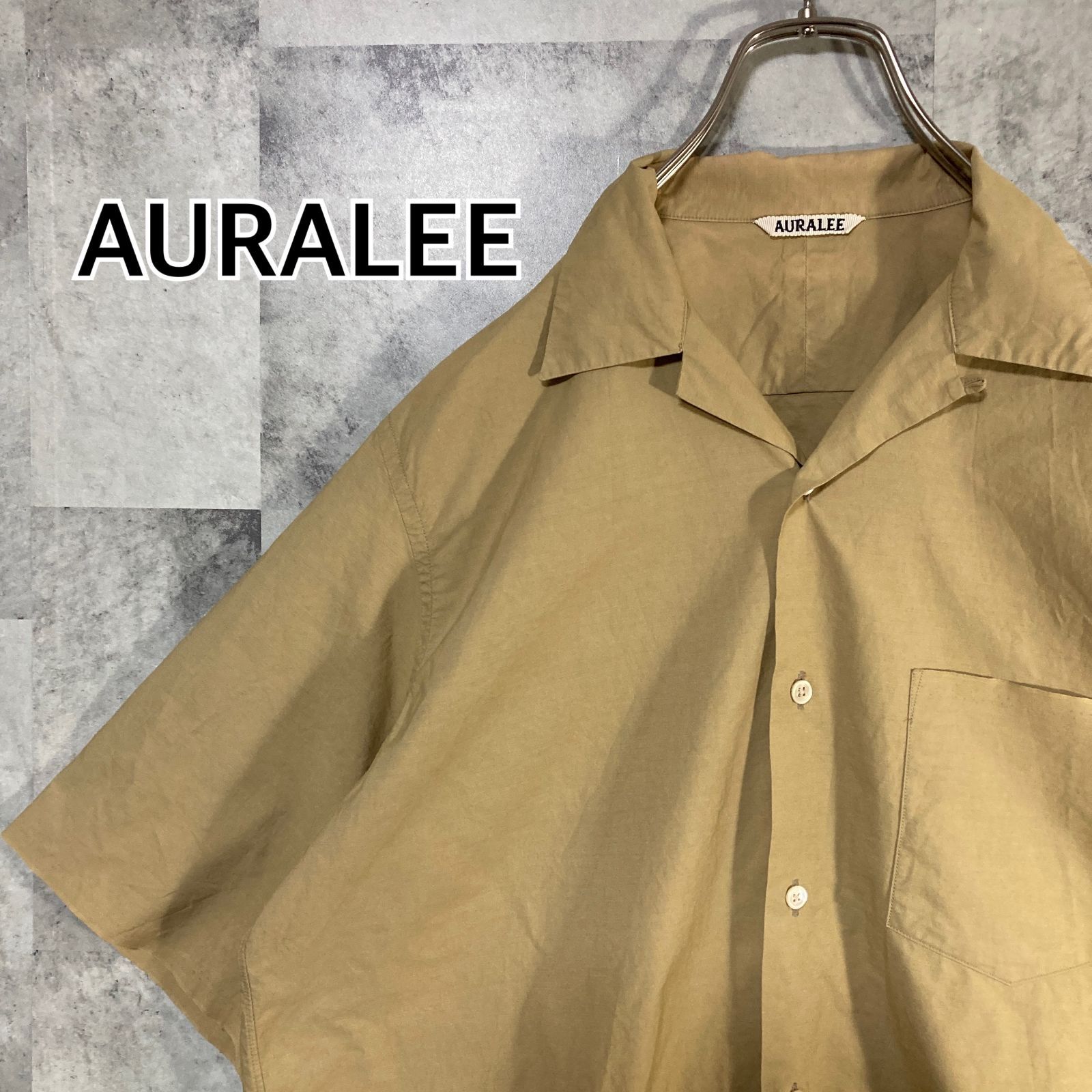 auralee オープンカラーシャツ 【公式通販】