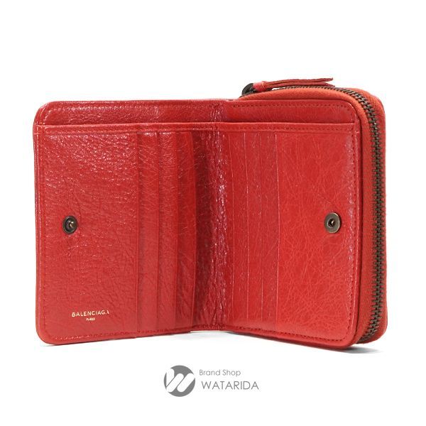 バレンシアガ BALENCIAGA 二つ折り 財布 クラシック 310699 レッド