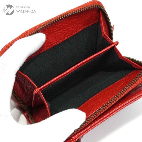 バレンシアガ BALENCIAGA 二つ折り 財布 クラシック 310699 レッド