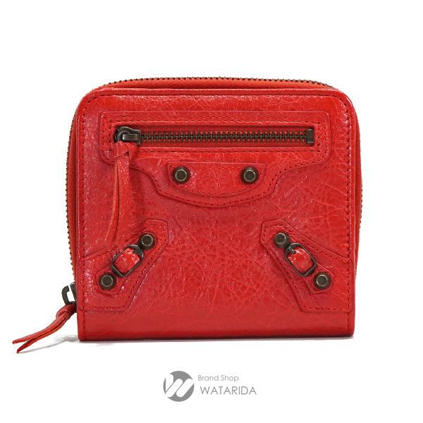BALENCIAGA（バレンシア ガ）二つ折り財布 バレンシアガ BALENCIAGA 二つ折り 財布 クラシック 310699 レッド