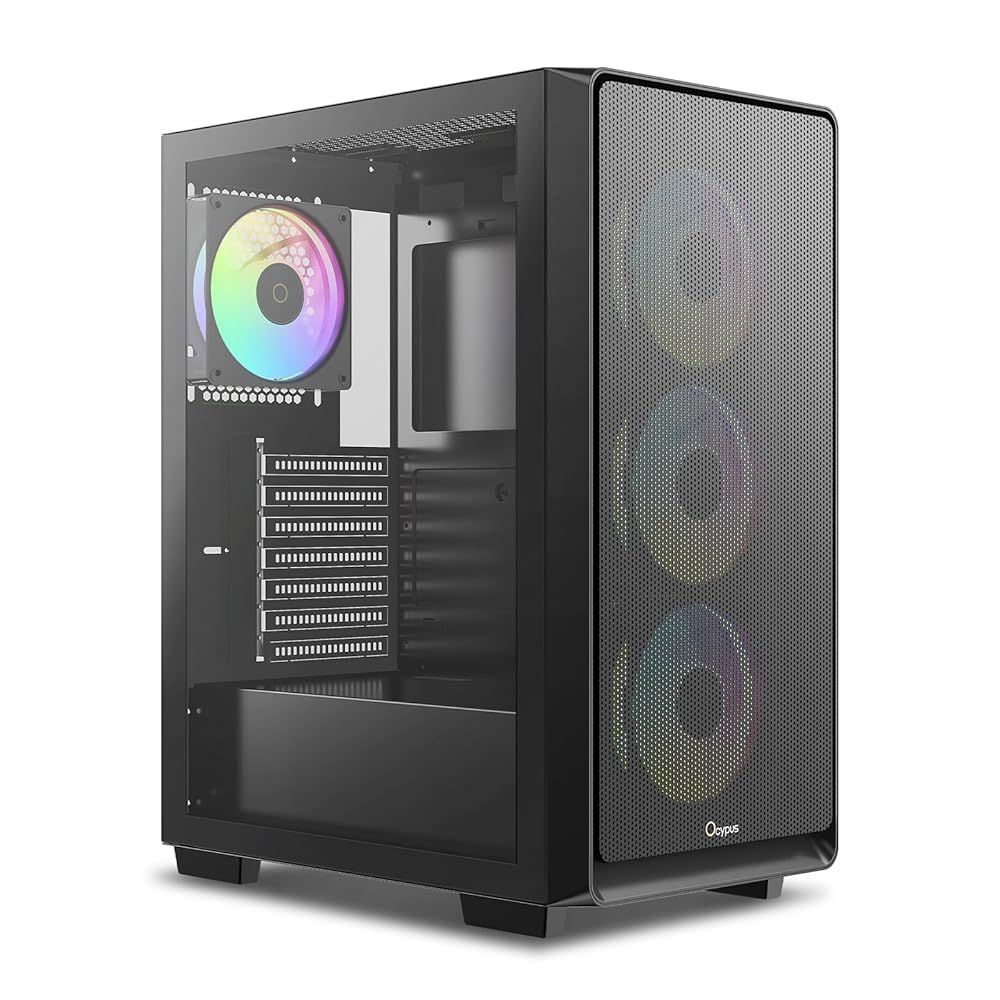 「訳あり新品★外箱段ボールにキズ・汚れあり・中身は新品です」 ミッドタワー ATX ゲーミングPCケース