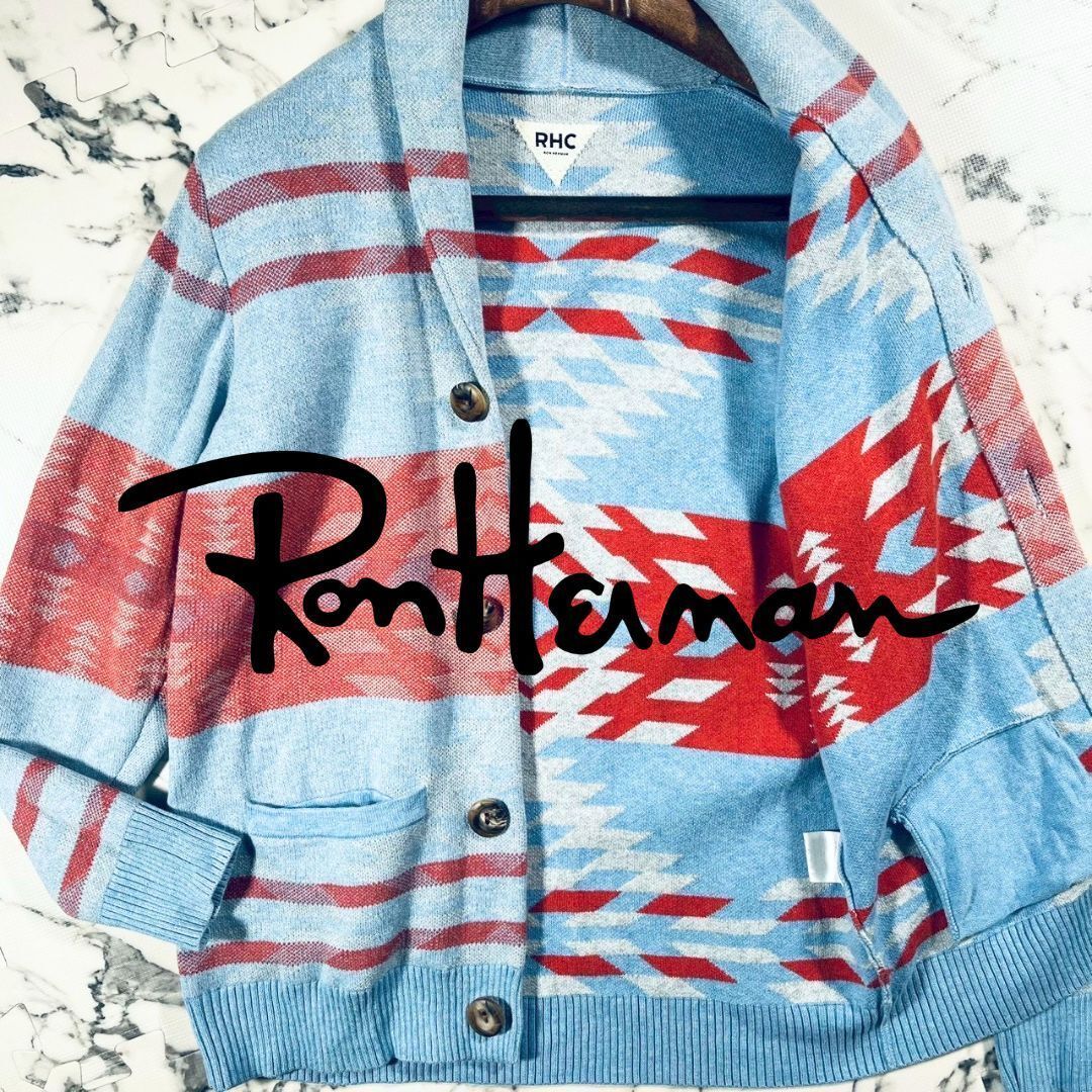 美品/ネイティブ柄(M位)○ロンハーマン RHC コットン ニット 