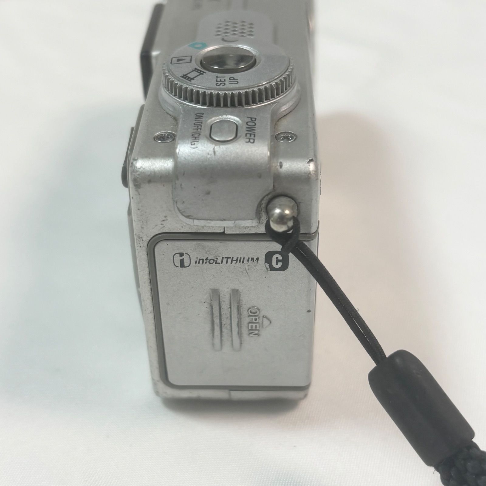 送料無料】【ジャンク品扱い】SONY/ソニー/Cyber Shot DSC-P5/シルバー 