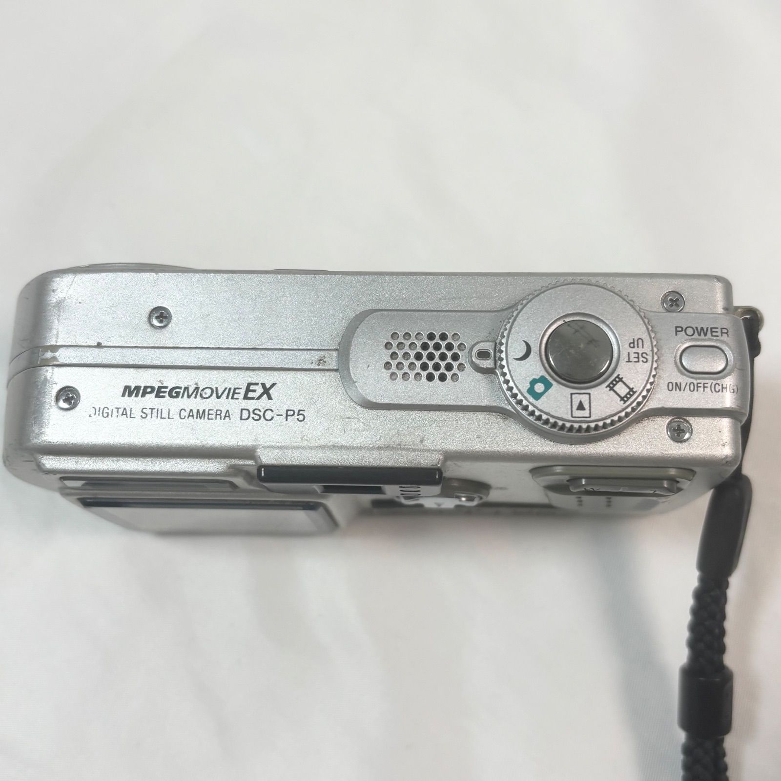 送料無料】【ジャンク品扱い】SONY/ソニー/Cyber Shot DSC-P5/シルバー 