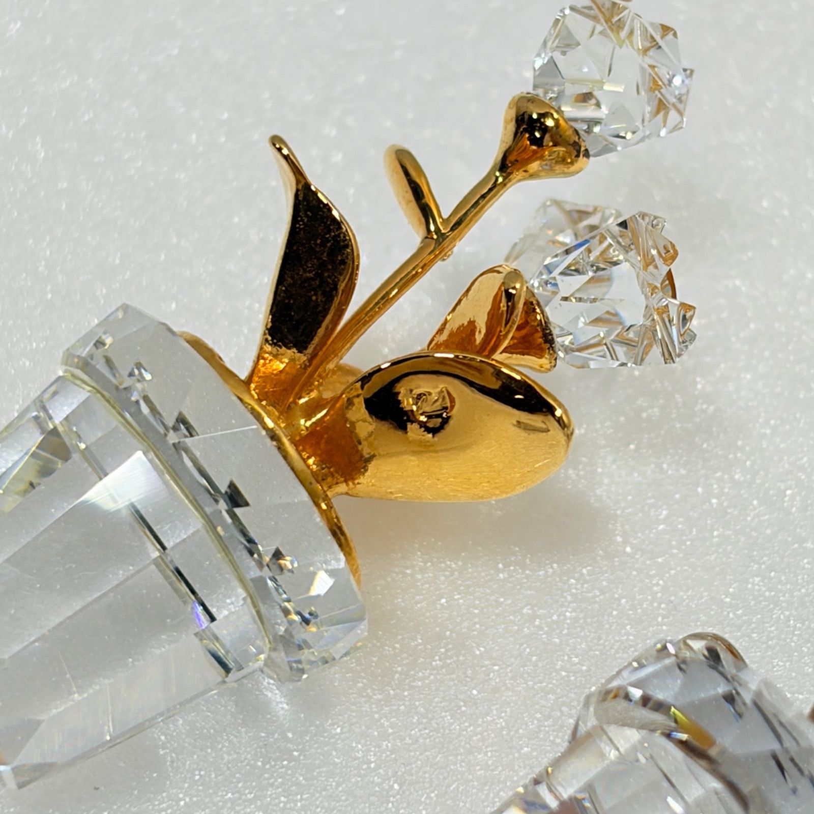 Swarovski スワロフスキー 2個セット フラワーポット フラワー