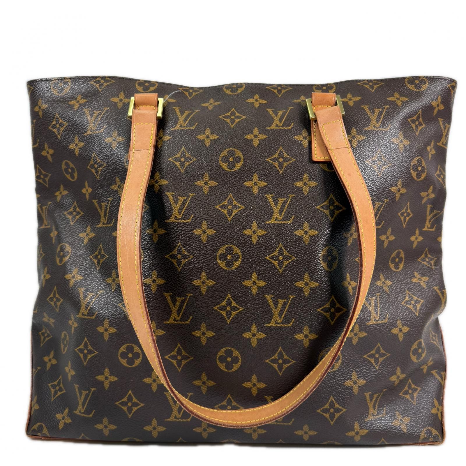 LOUIS VUITTON ルイ・ヴィトン トートバッグ カバ・メゾ Cabas Mezzo ブラウン モノグラムキャンバス ヌメ革 レディース LOUIS VUITTON ルイ・ヴィトン トートバッグ カバ・メゾ Cabas Mezzo