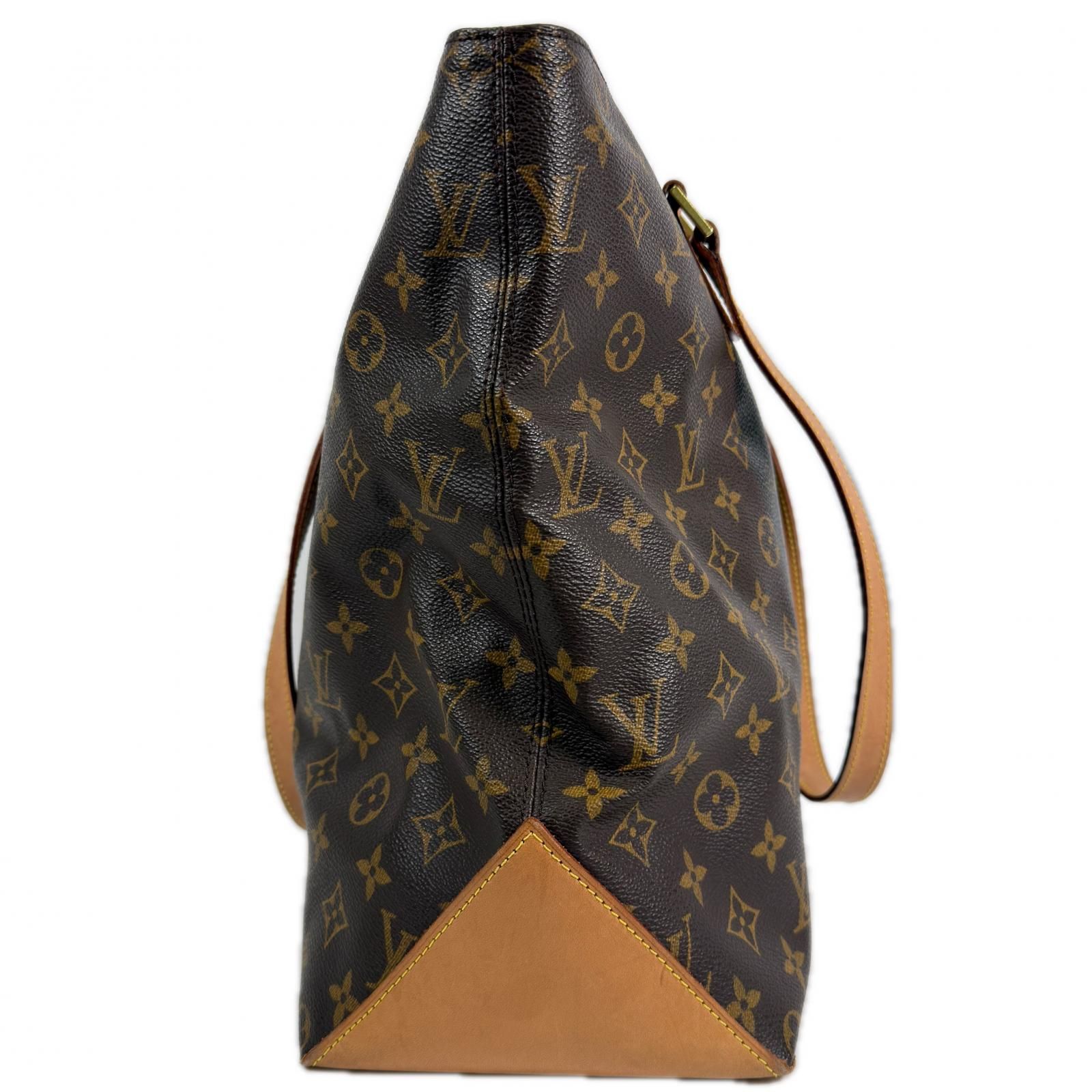 LOUIS VUITTON ルイ・ヴィトン トートバッグ カバ・メゾ Cabas Mezzo ブラウン モノグラムキャンバス ヌメ革 レディース LOUIS VUITTON ルイ・ヴィトン トートバッグ カバ・メゾ Cabas Mezzo