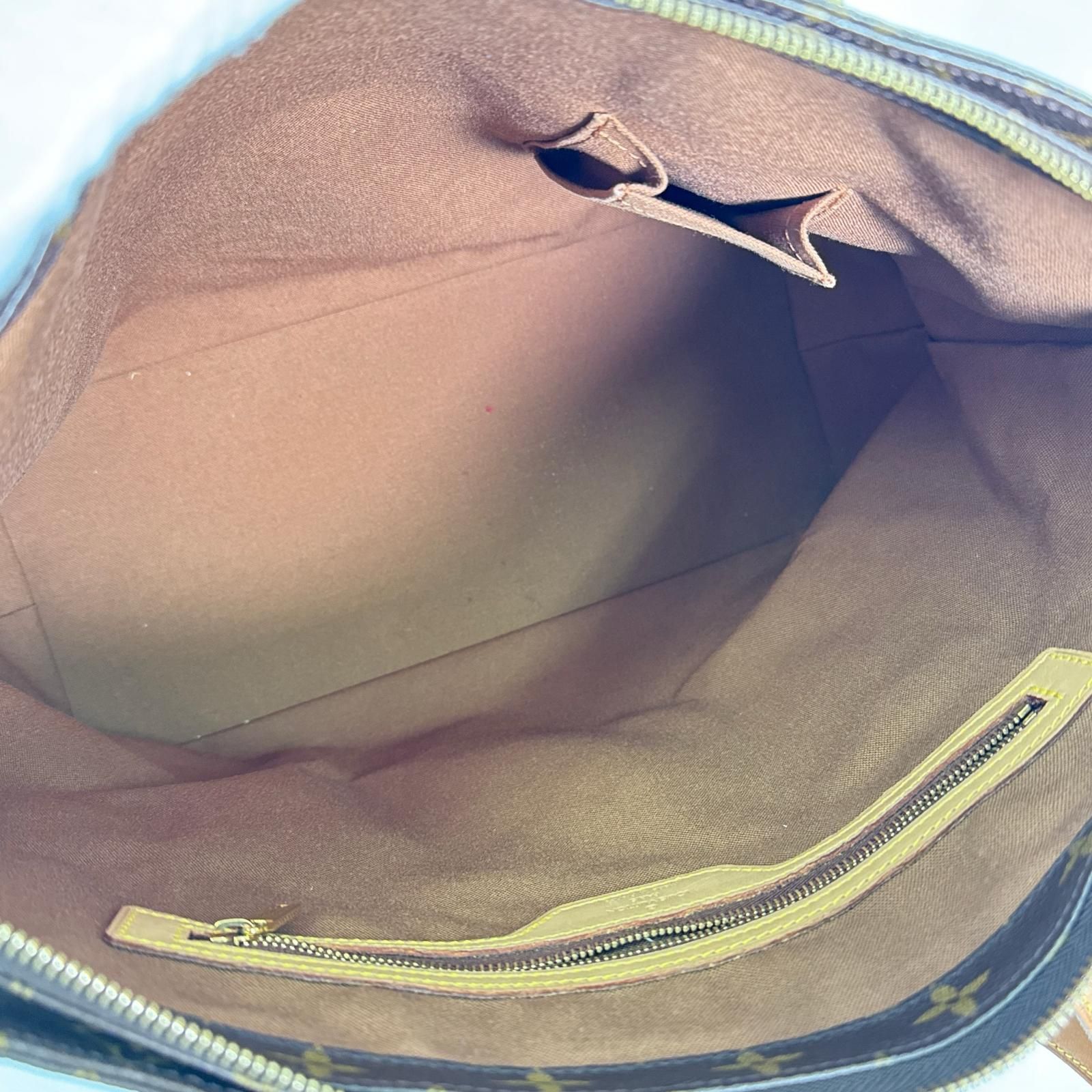 LOUIS VUITTON ルイ・ヴィトン トートバッグ カバ・メゾ Cabas Mezzo ブラウン モノグラムキャンバス ヌメ革 レディース LOUIS VUITTON ルイ・ヴィトン トートバッグ カバ・メゾ Cabas Mezzo