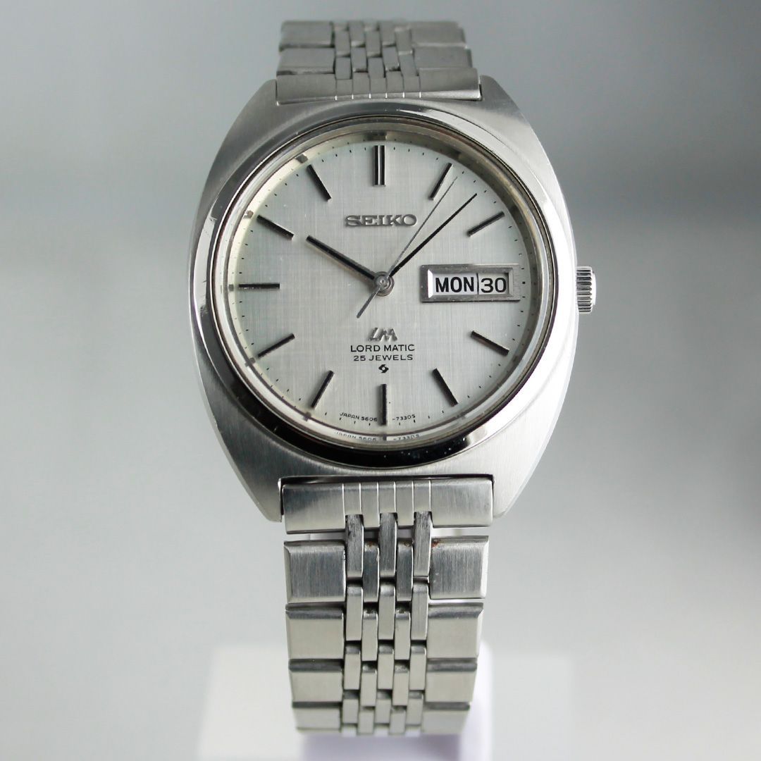 TTS67 SEIKO LORD MATIC 5606-7140 セイコー ロードマチック リネン調